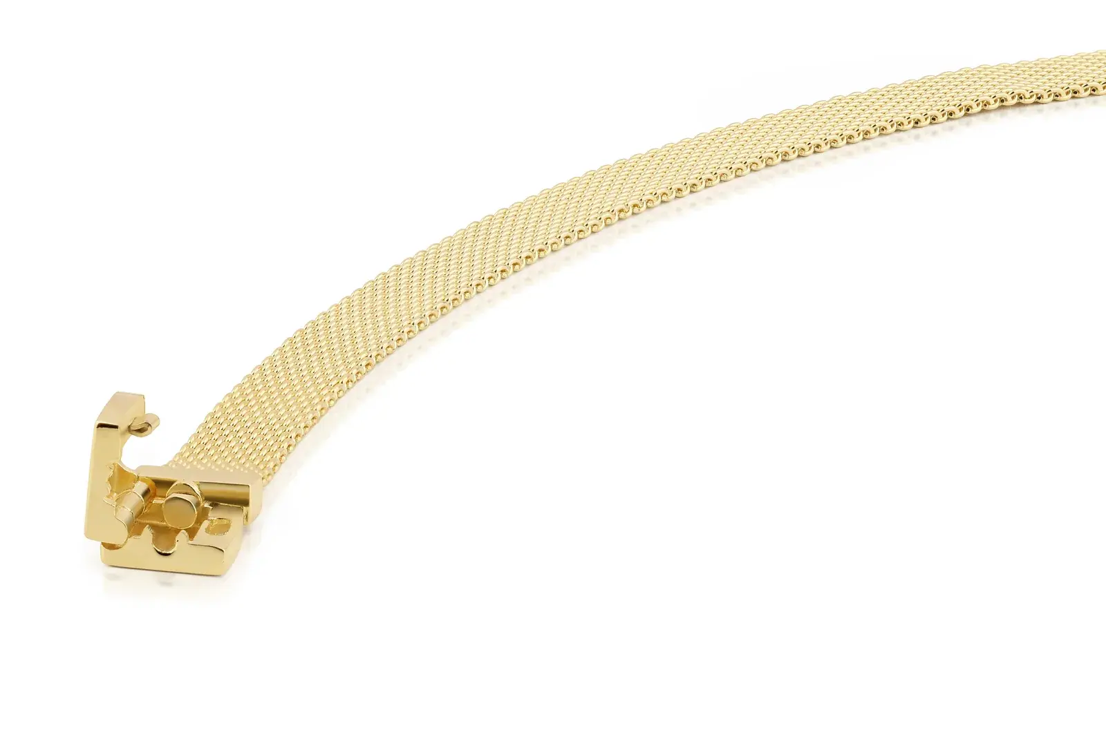 Mesh Band Bracelet · Yellow — 3
