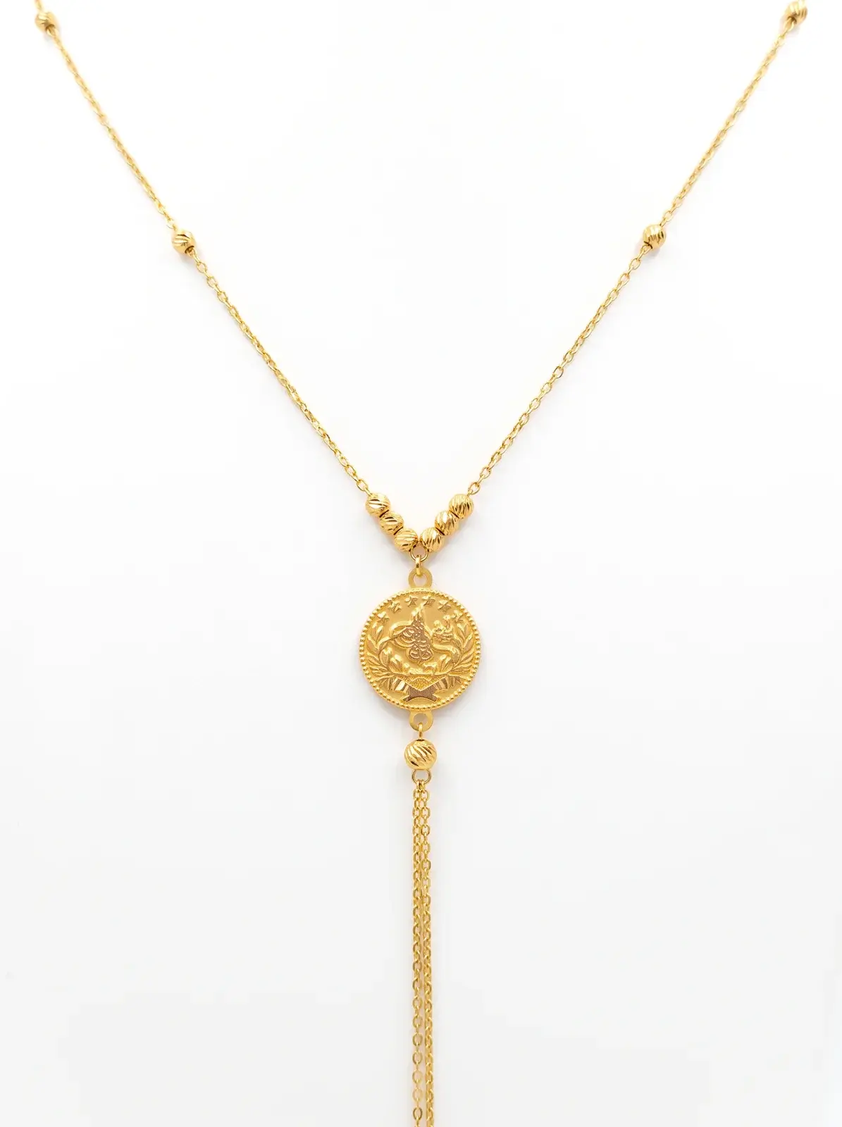 Coin Drop Necklace