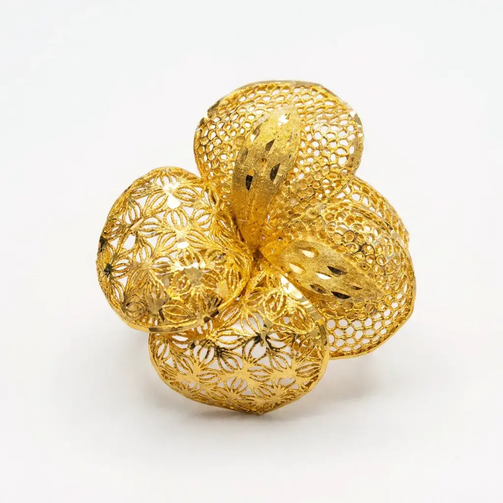 Filigree Flower Ring — 3