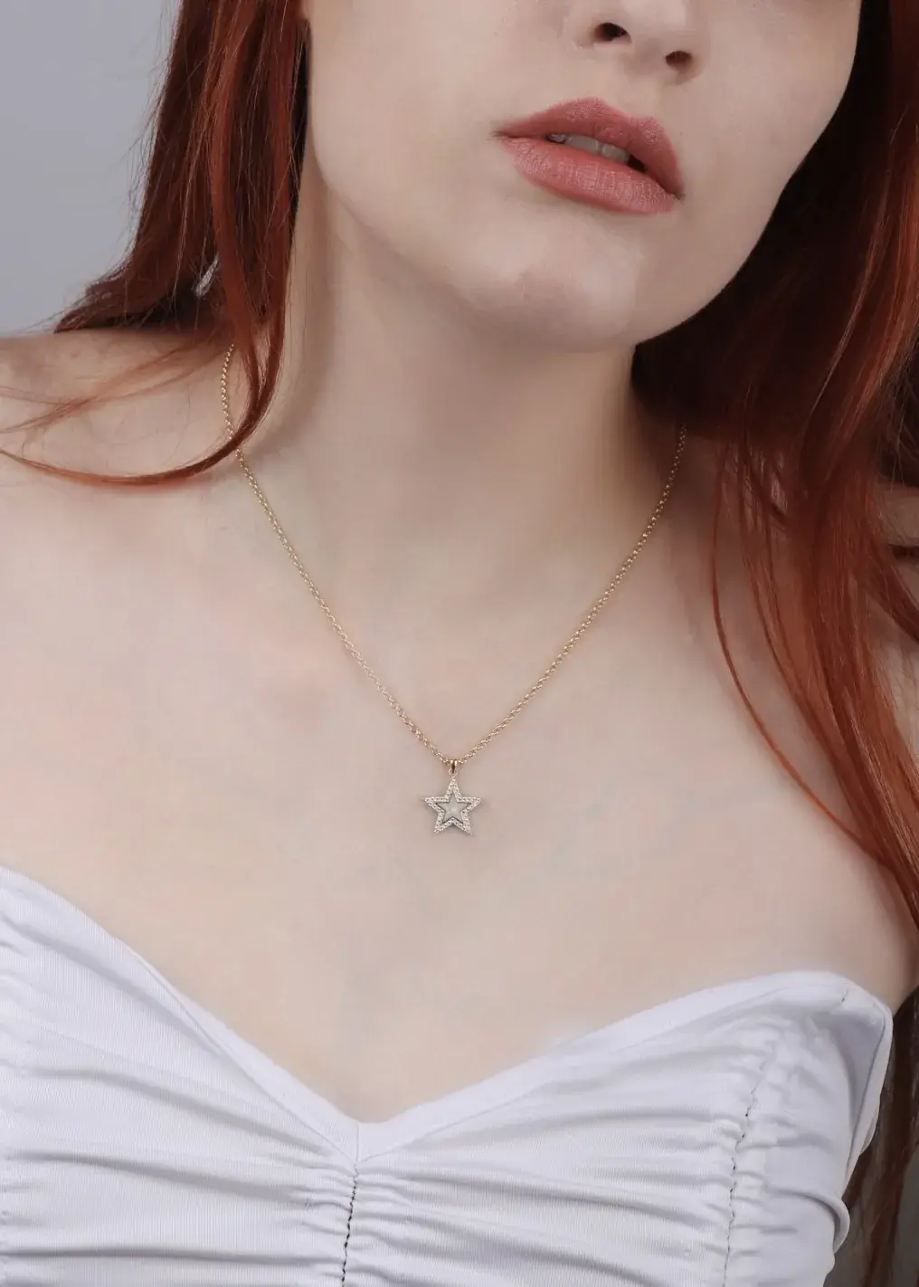 Pavé Frame Star Charm — 4