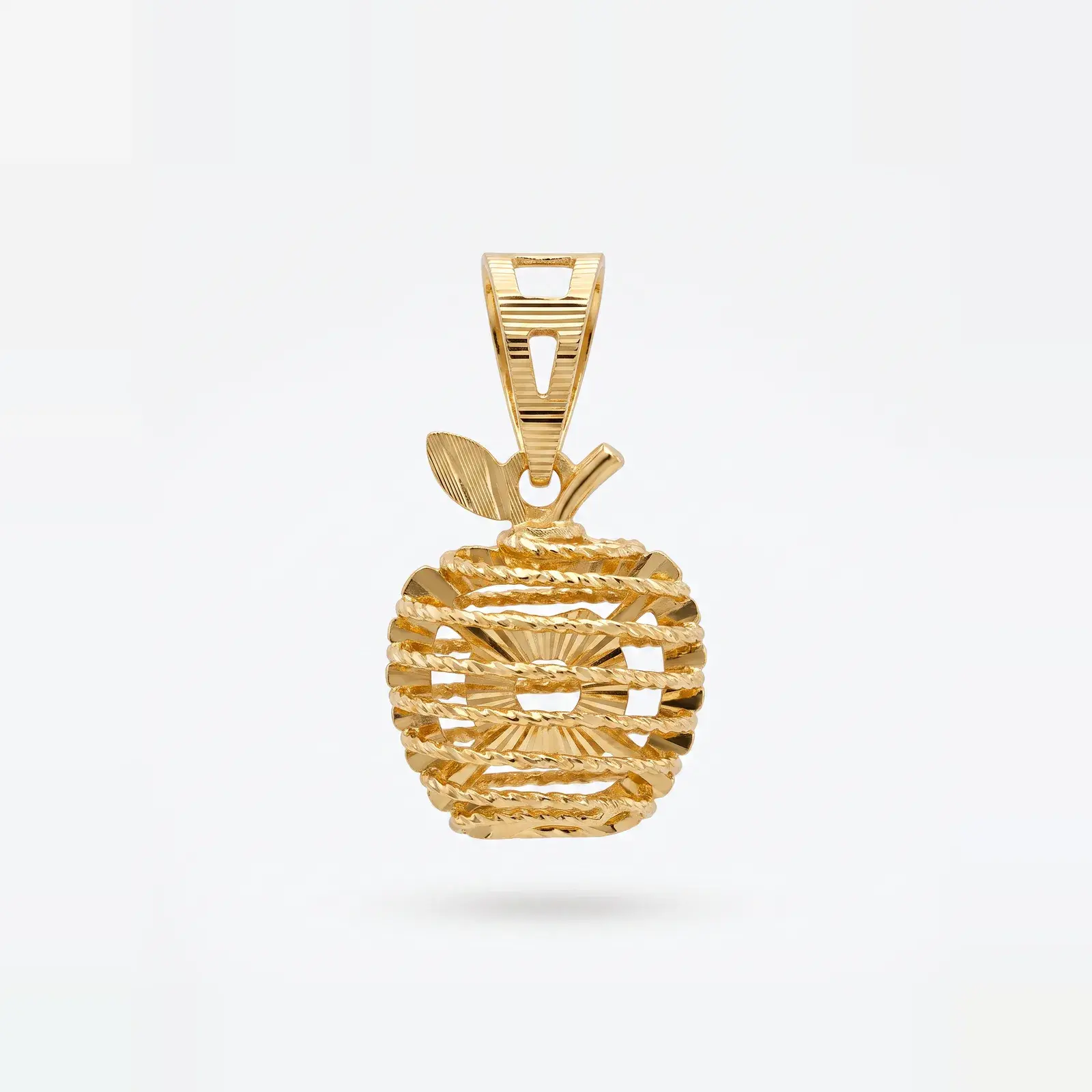 Openwork Apple Pendant