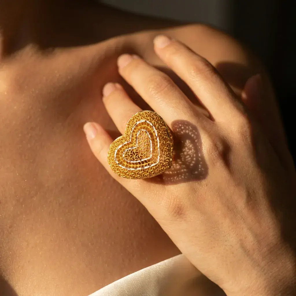 Puffy Heart Ring — 3