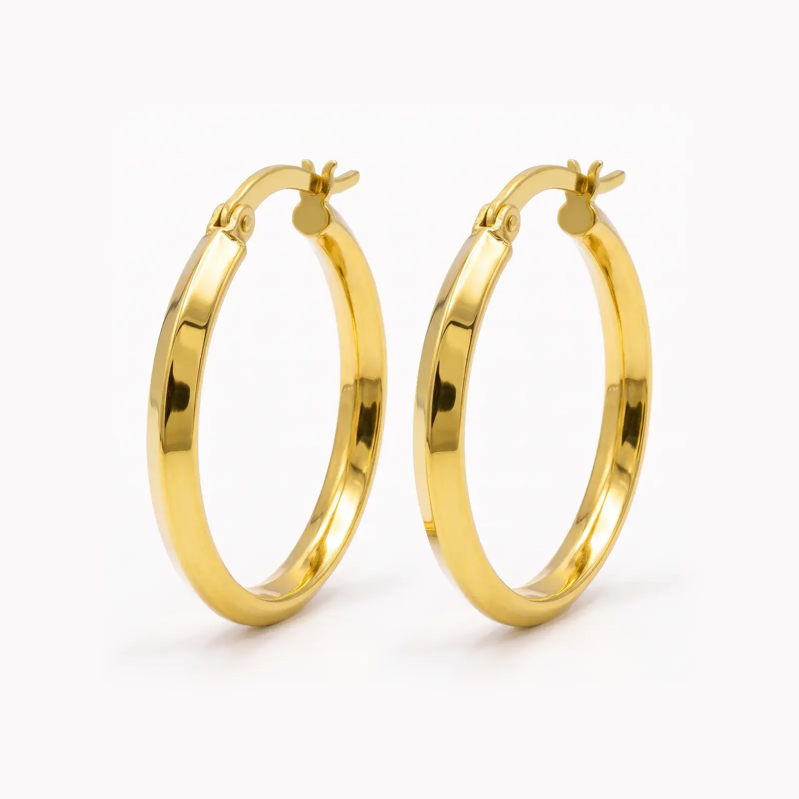 Angle Classic Hoop Earring