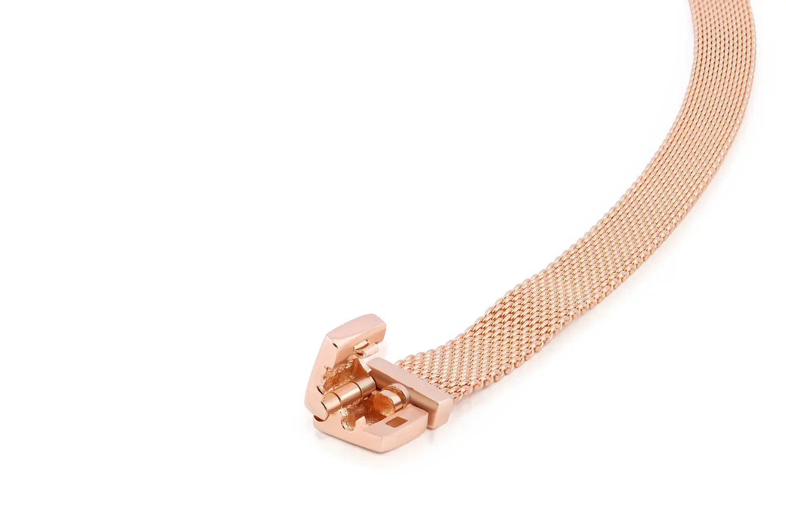 Mesh Band Bracelet · Rose — 4