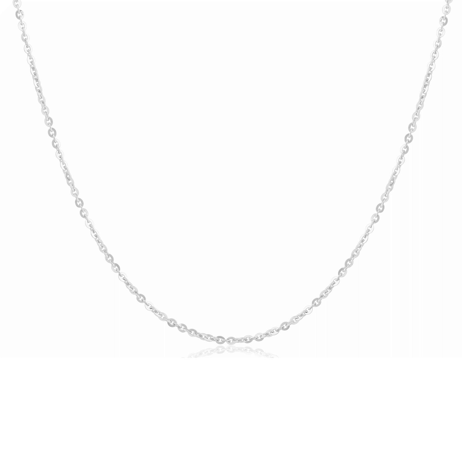White Gold Cable Chain