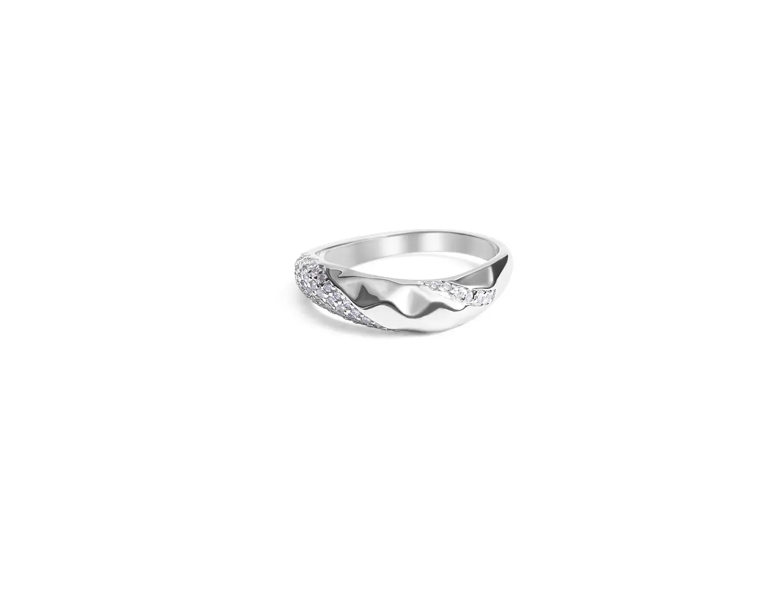 Lattice Pavé Band — 3