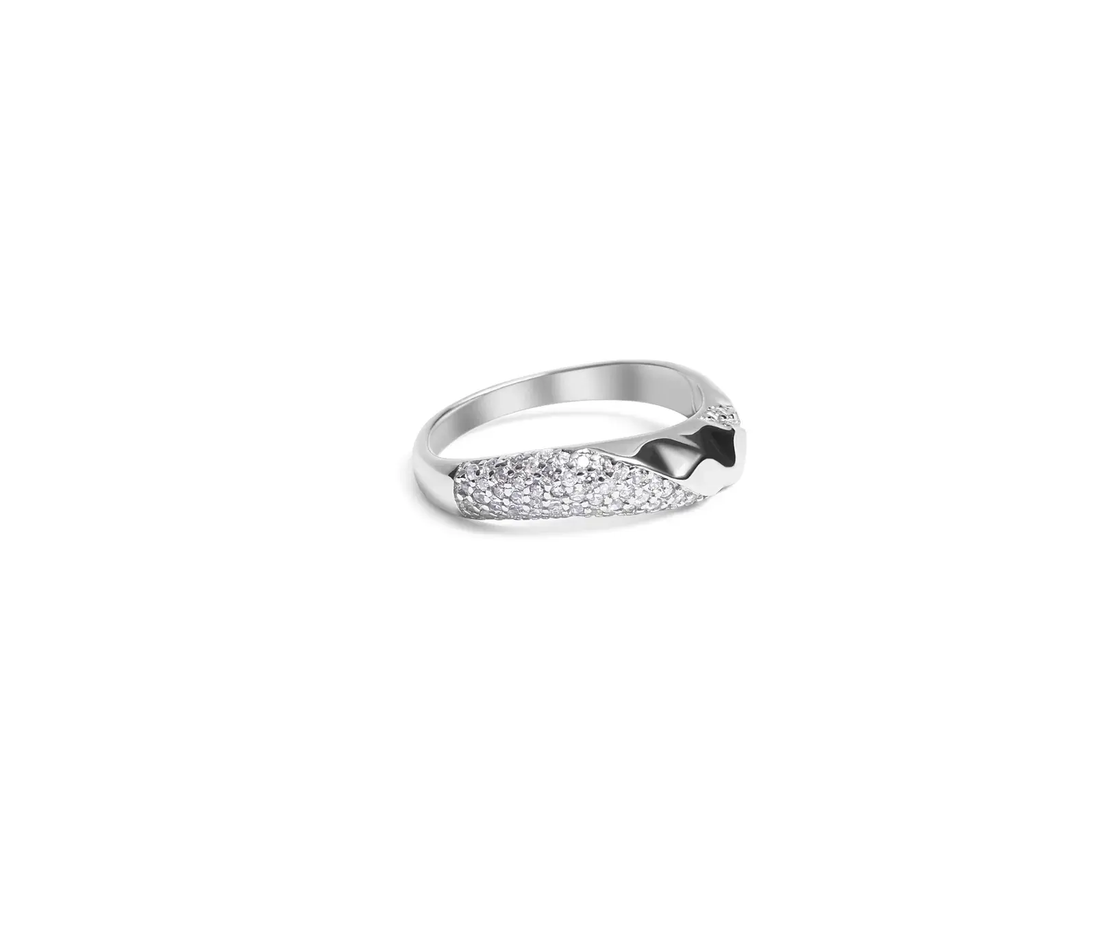 Lattice Pavé Band — 4