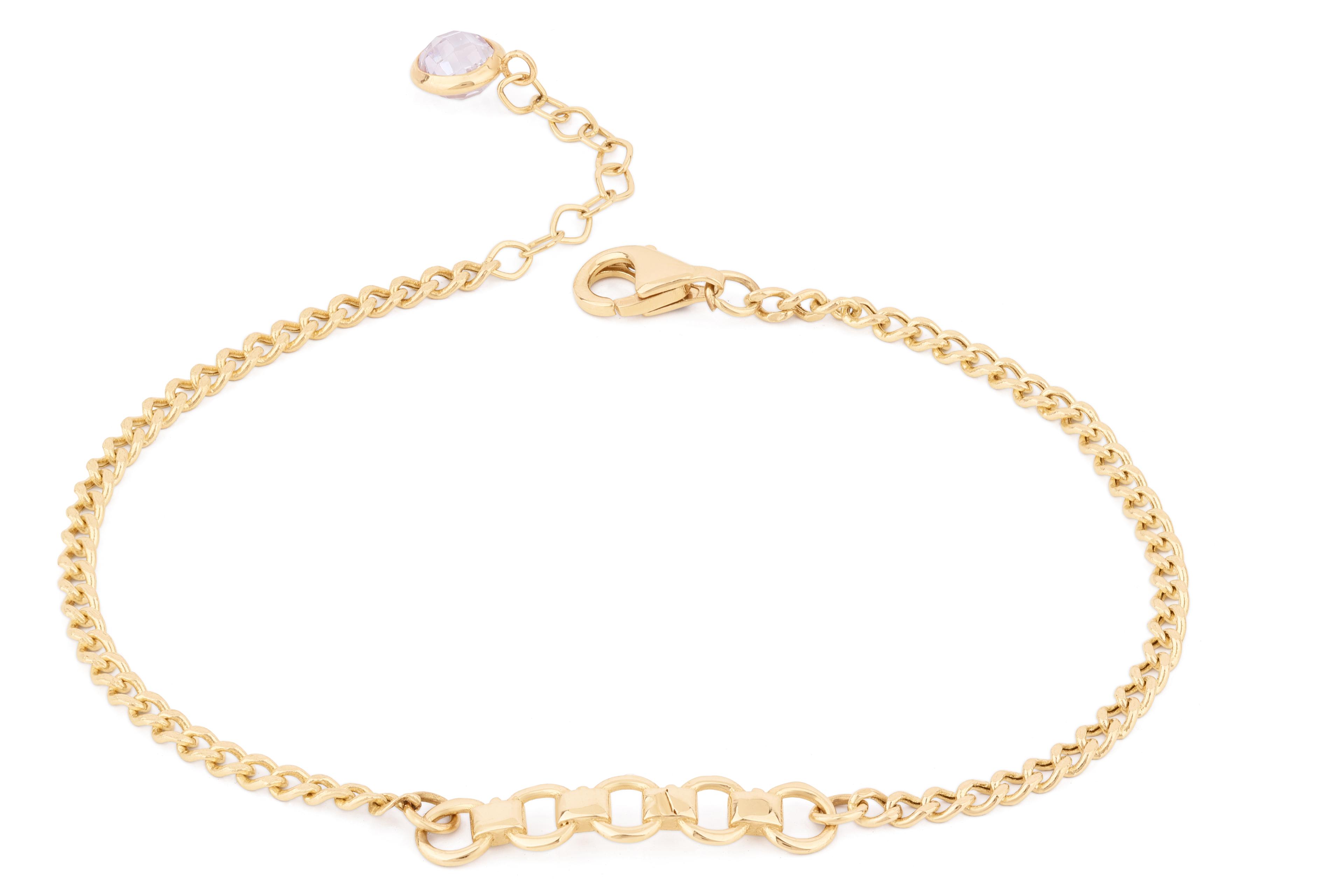 Curb Chain Spinner Bracelet