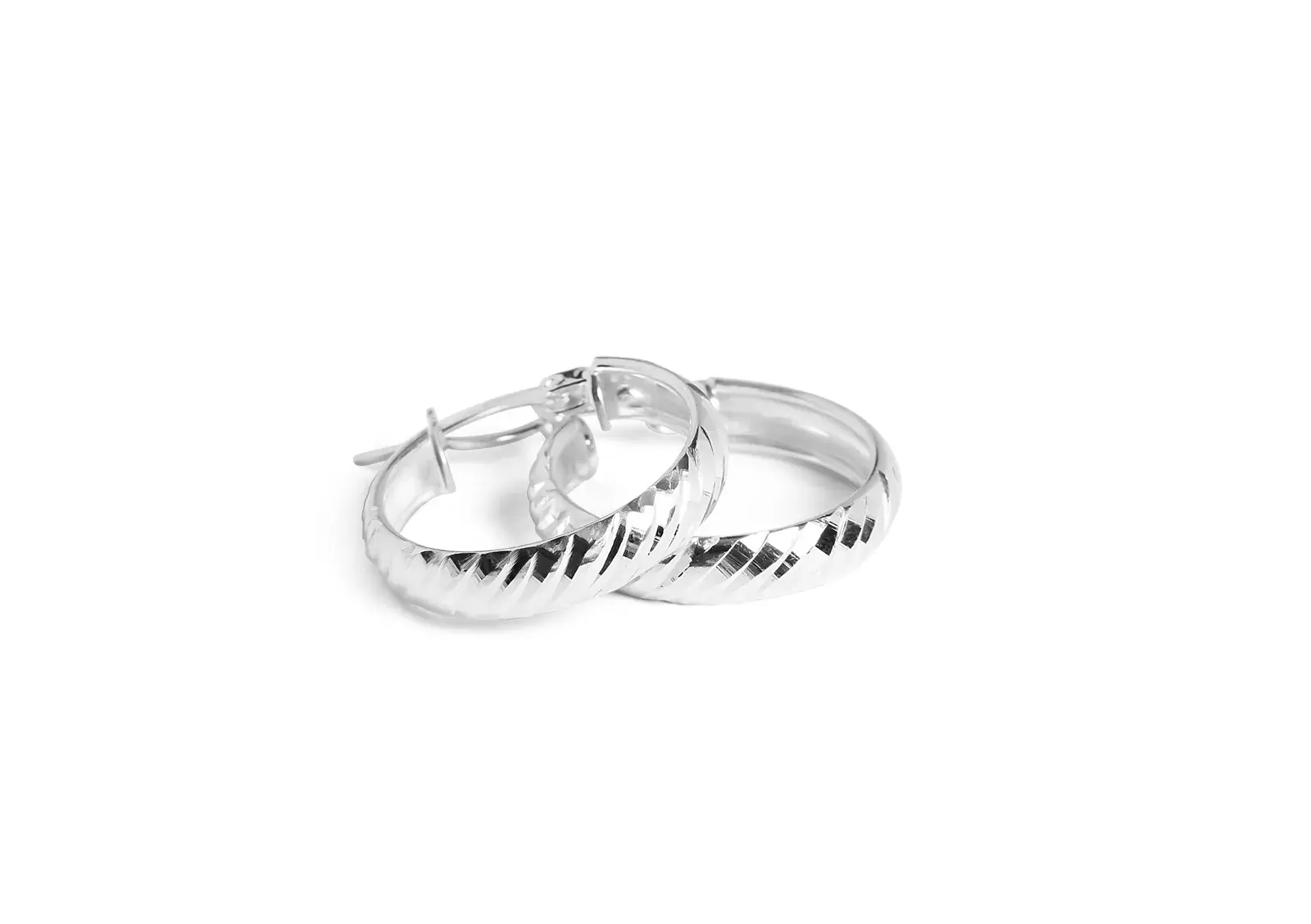 Rope-Twist Hoop Earrings — 3