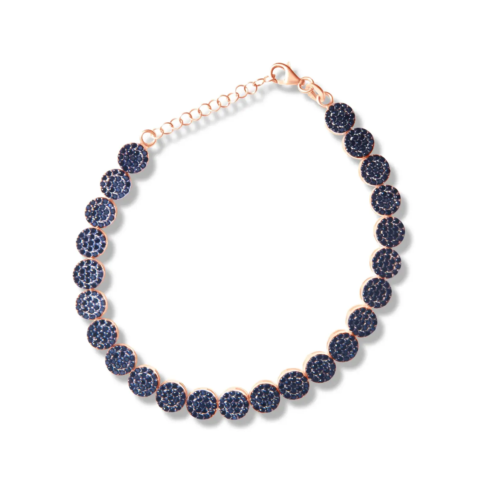 Black Pavé Disc Bracelet — 3