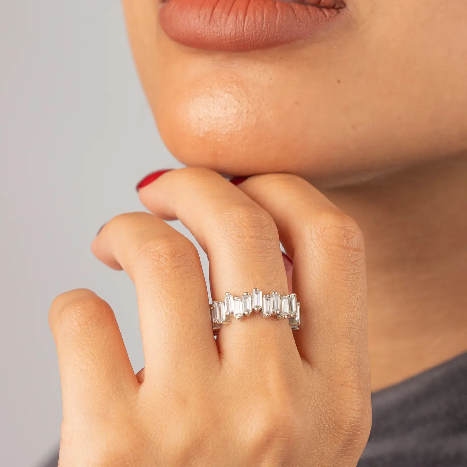 Baguette Eternity Ring — 4