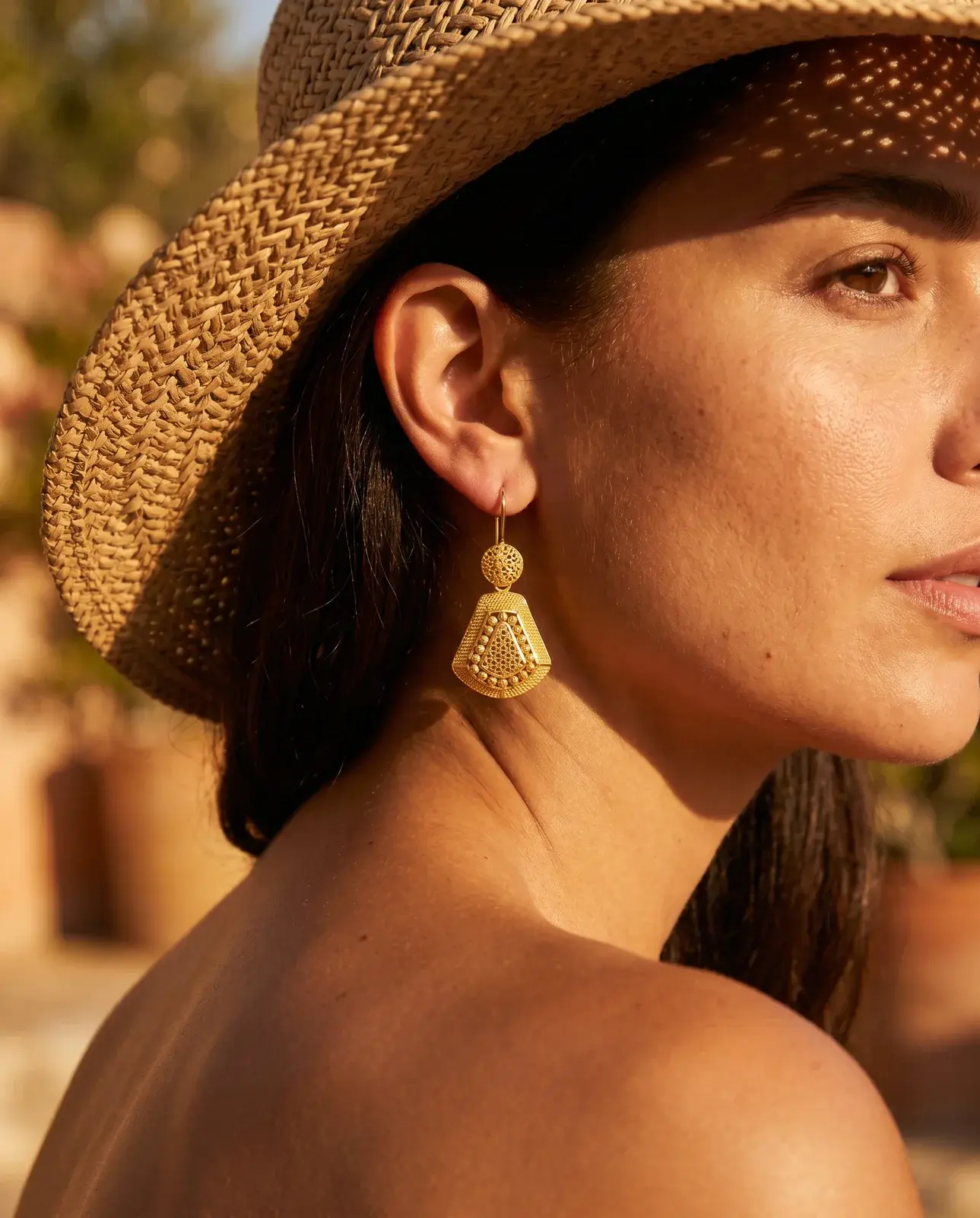 Kolkata Fan Drop Earrings — 3
