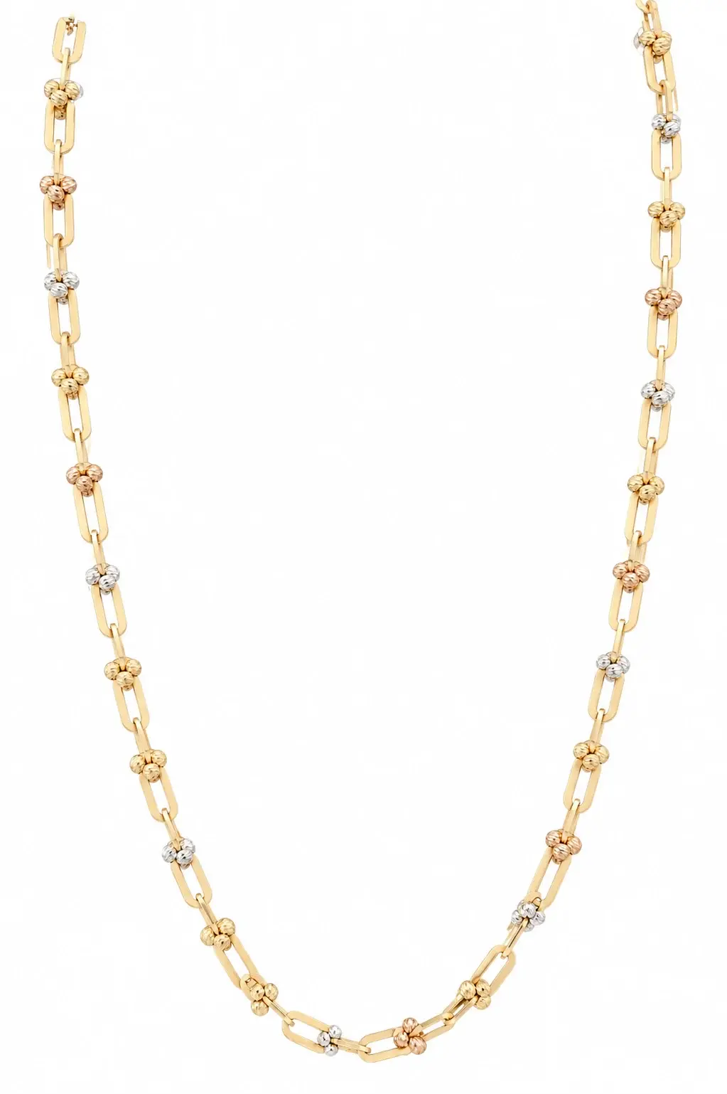 Bead Cluster Chain Necklace