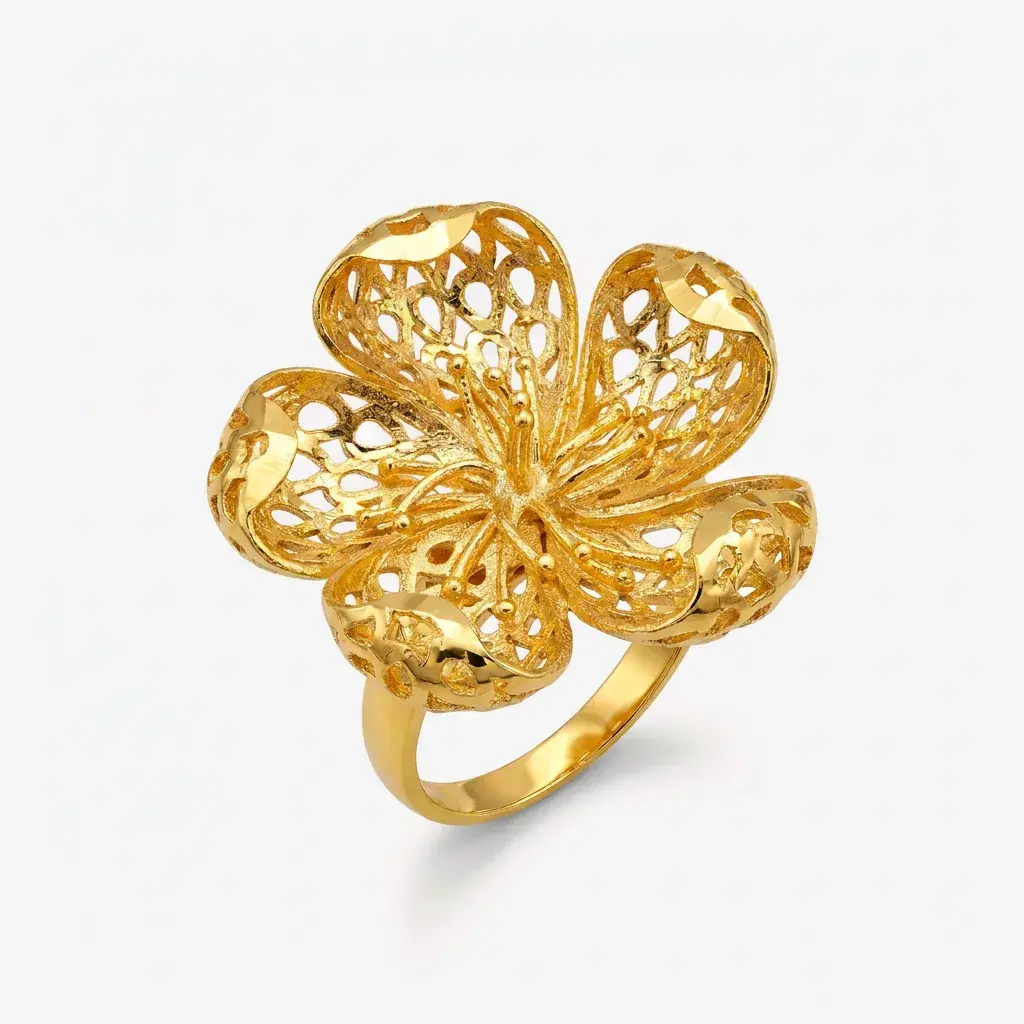 Lace Blossom Ring — 5