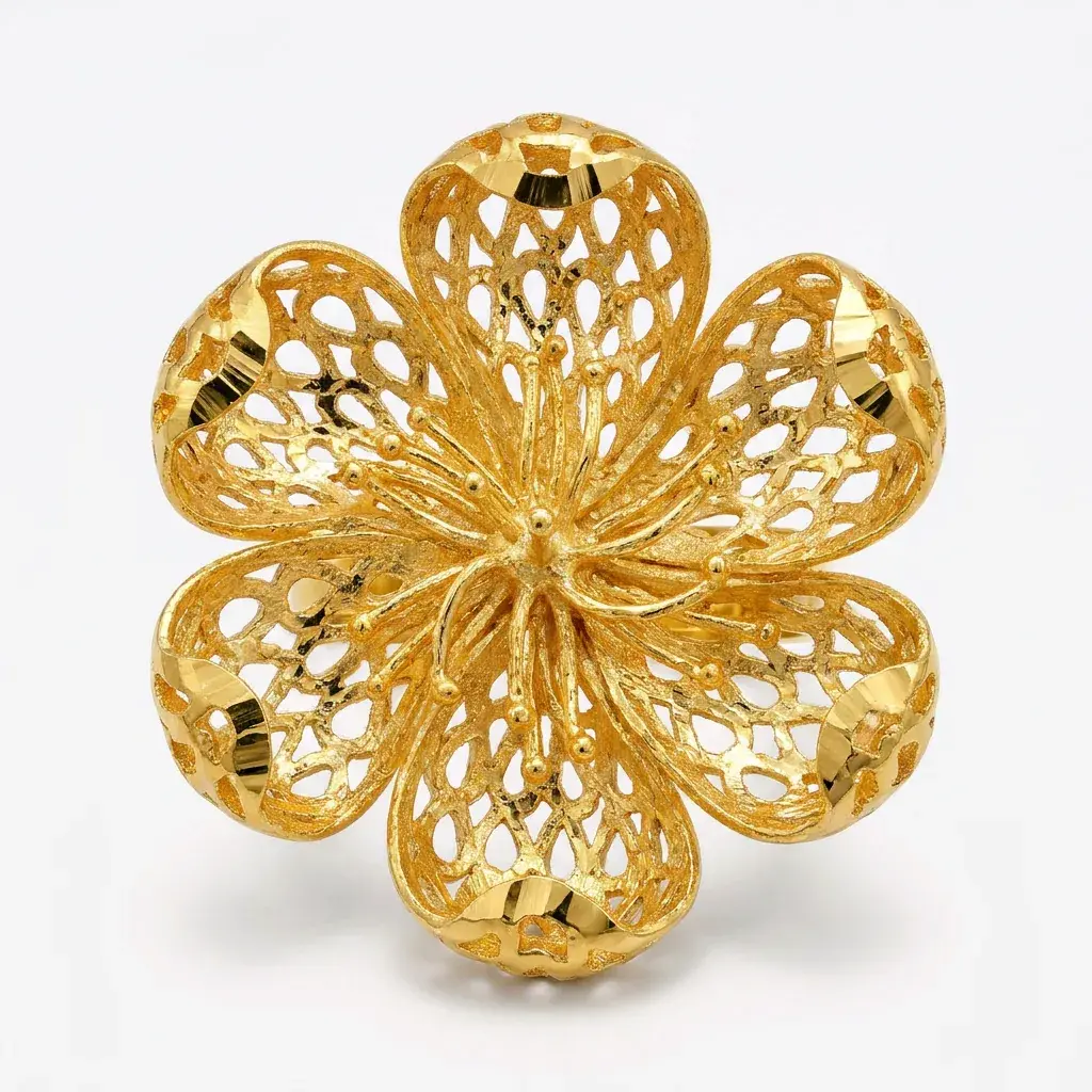 Lace Blossom Ring — 6