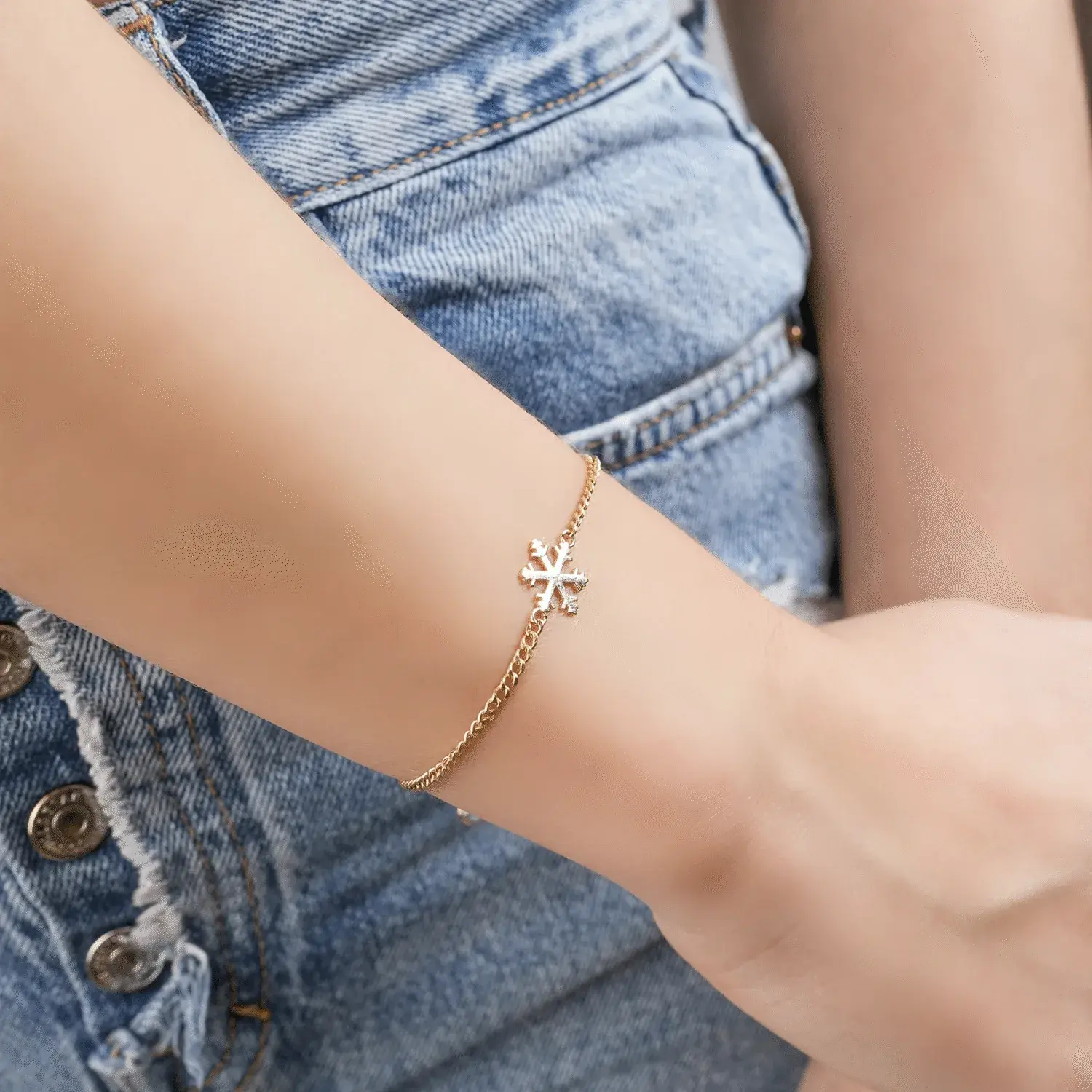 Snowflake Charm Bracelet — 4