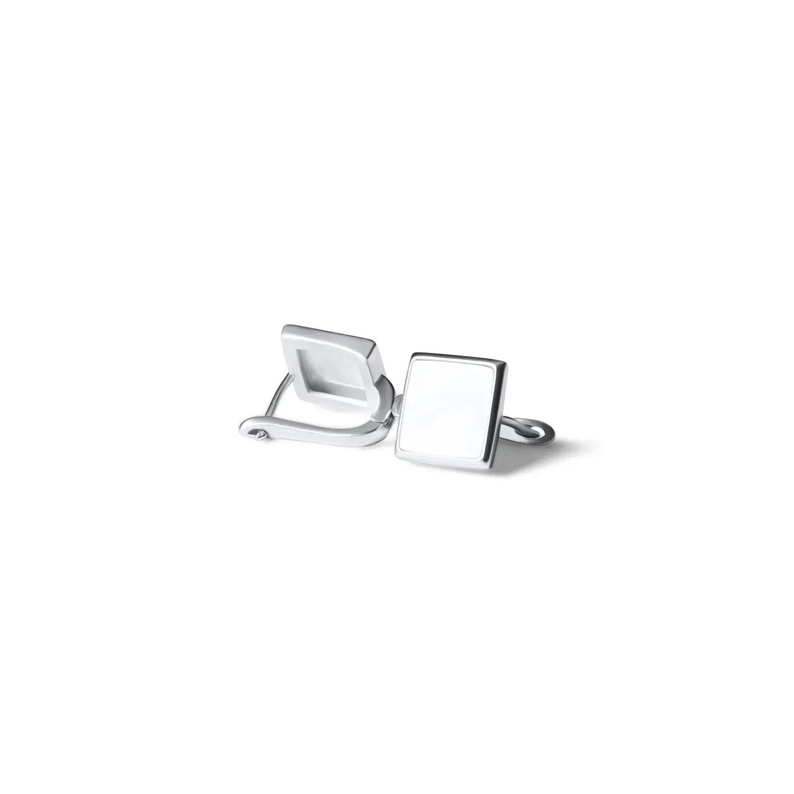 Mother-of-Pearl Square Earrings — 4