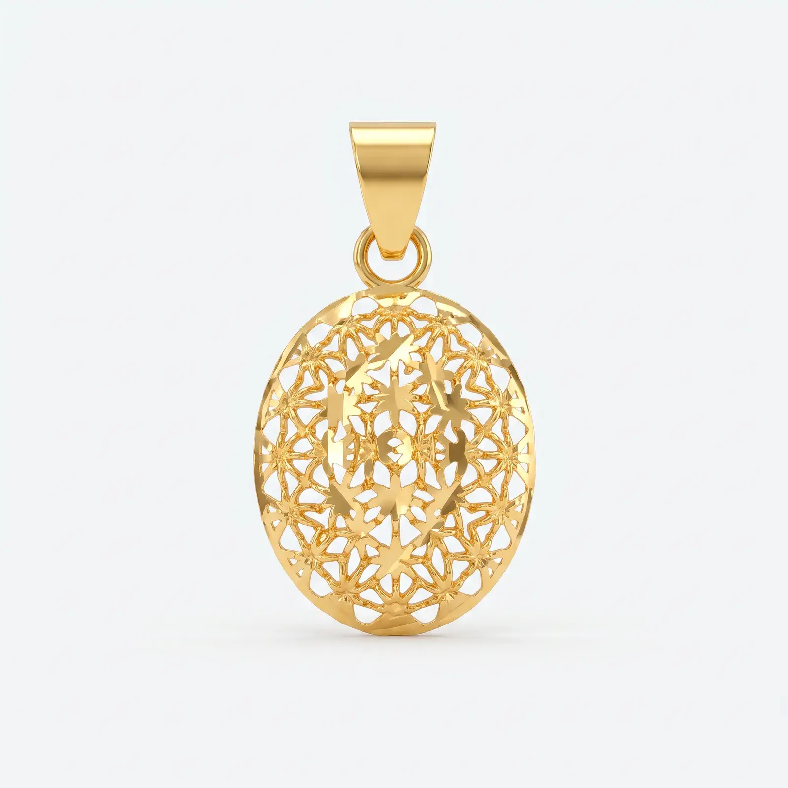 Oval Filigree Pendant