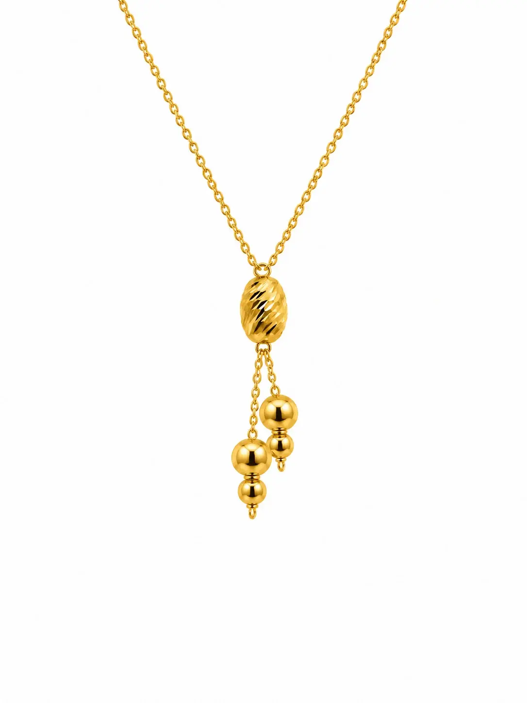 Ball Drop Y-Necklace