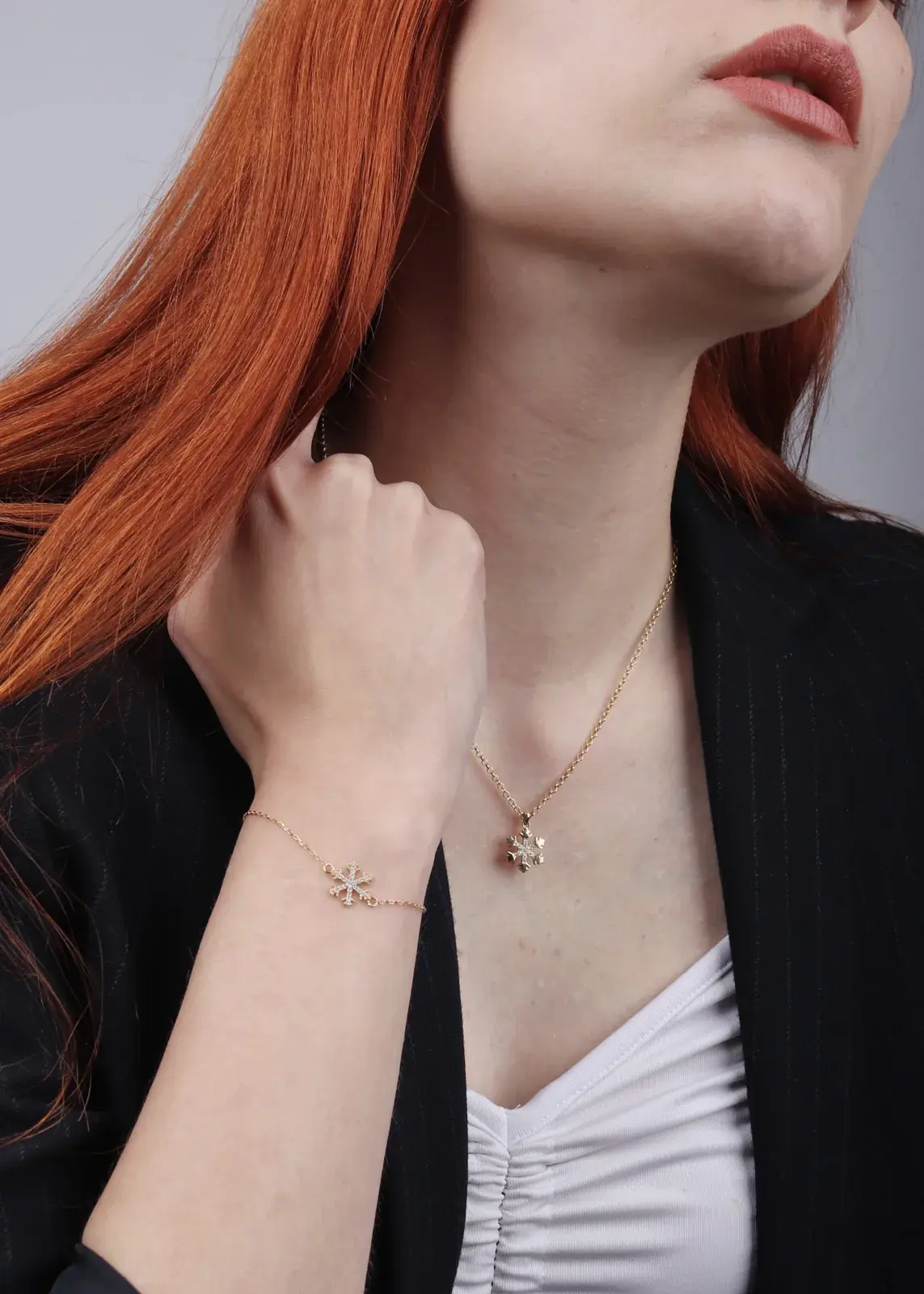 Pavé Snowflake Bracelet — 3