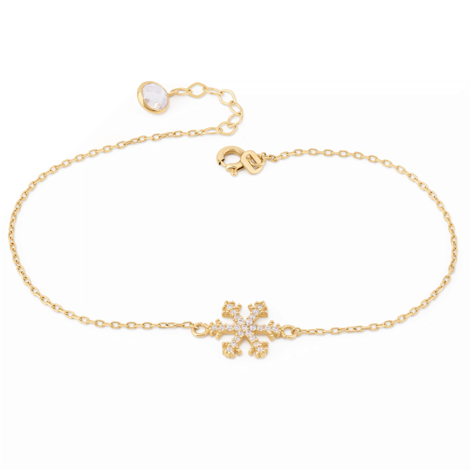 Pavé Snowflake Bracelet