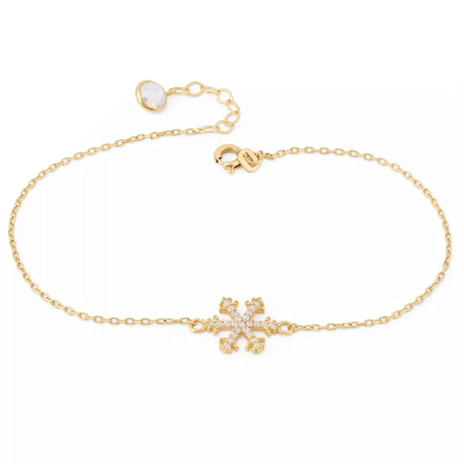 Pavé Snowflake Bracelet