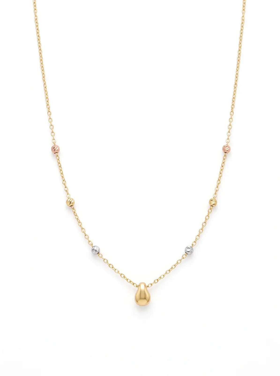 Pear Drop Bead Necklace
