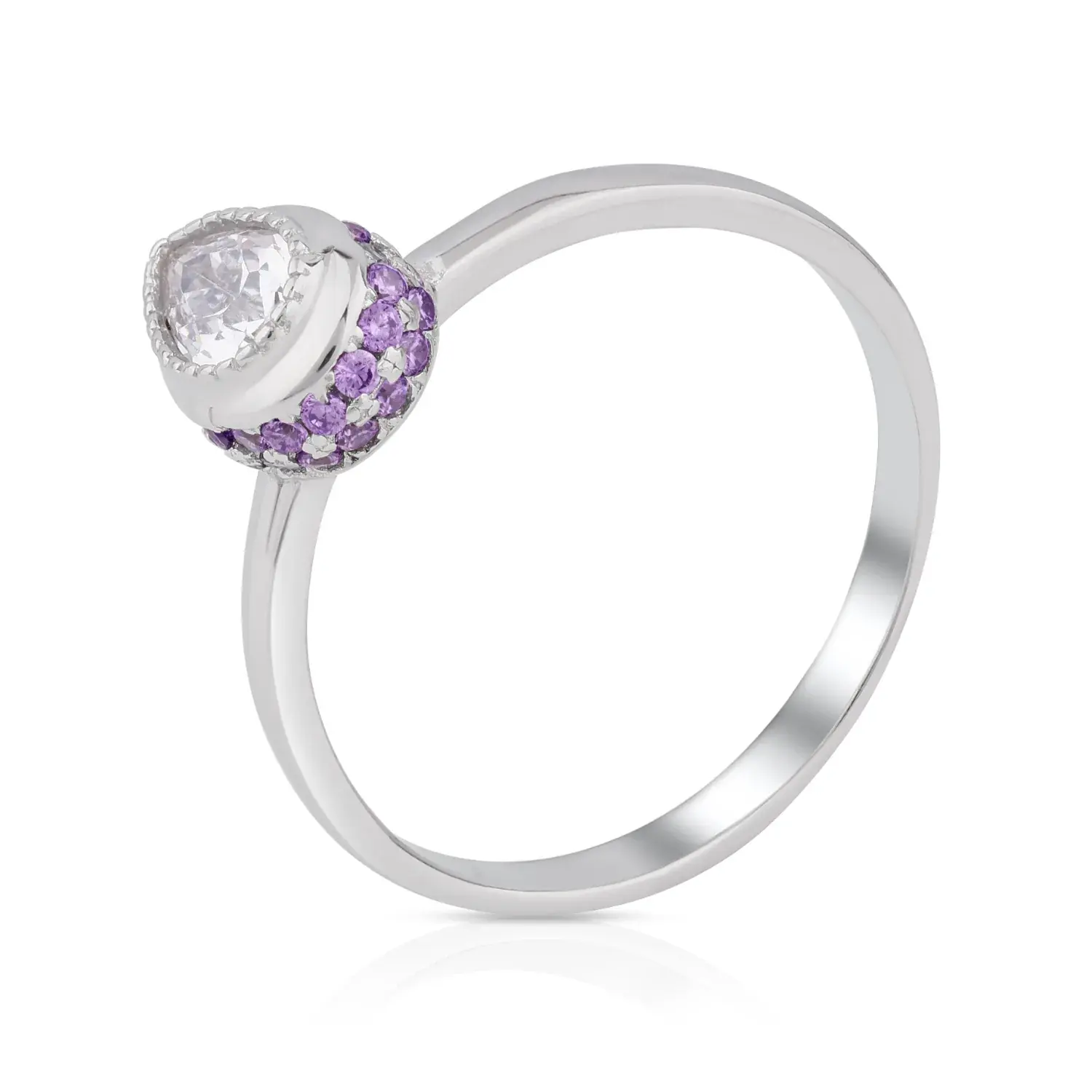 Violet Crown Ring