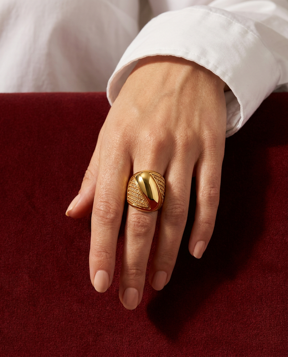 Bombé Rope Ring
