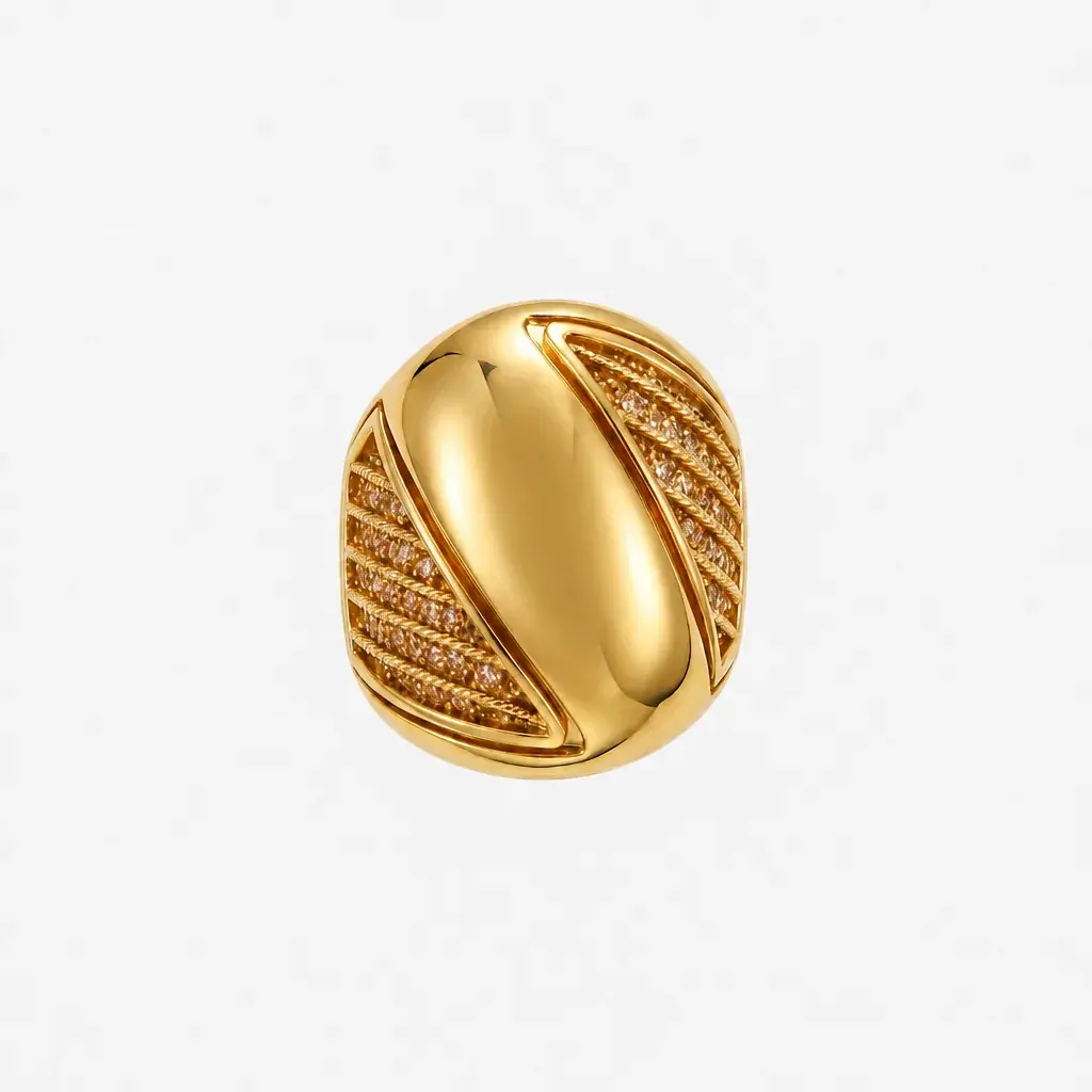 Bombé Rope Ring — 5