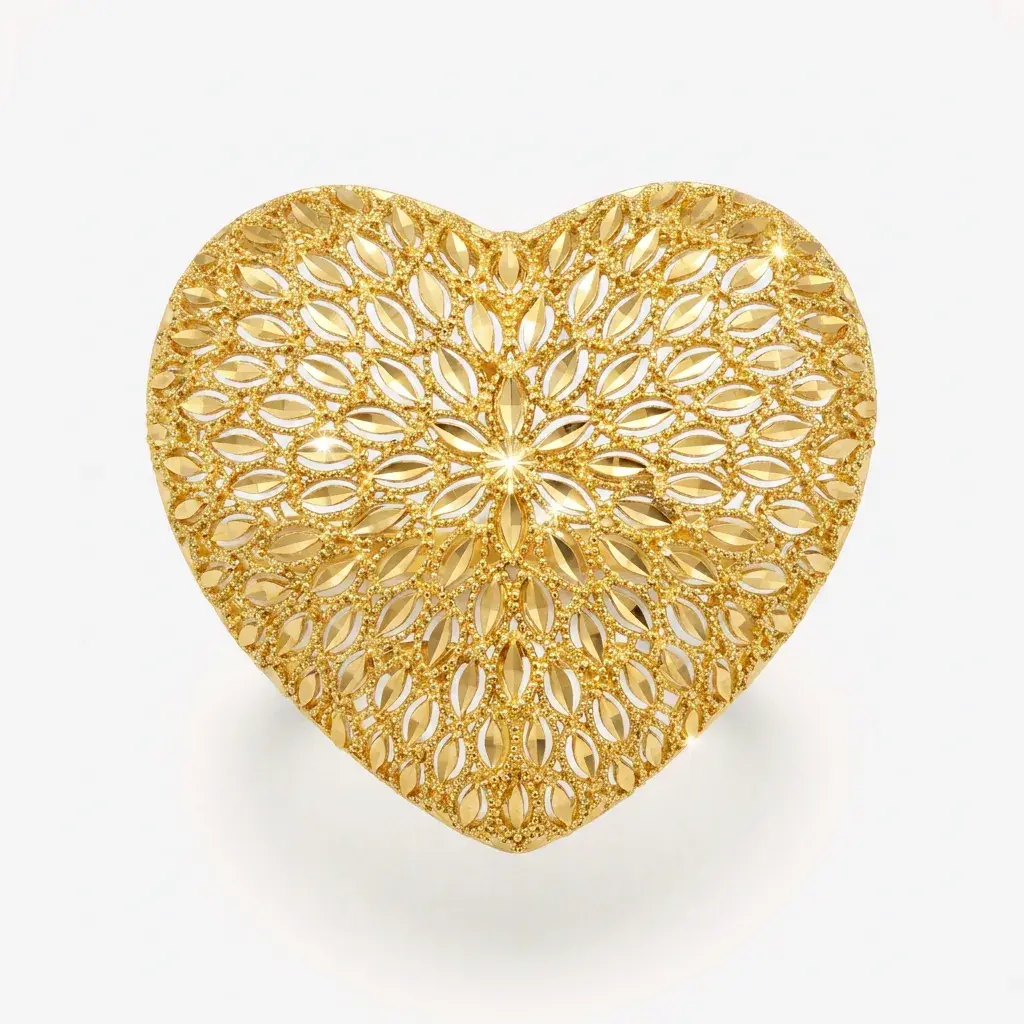 Starburst Heart Ring — 3