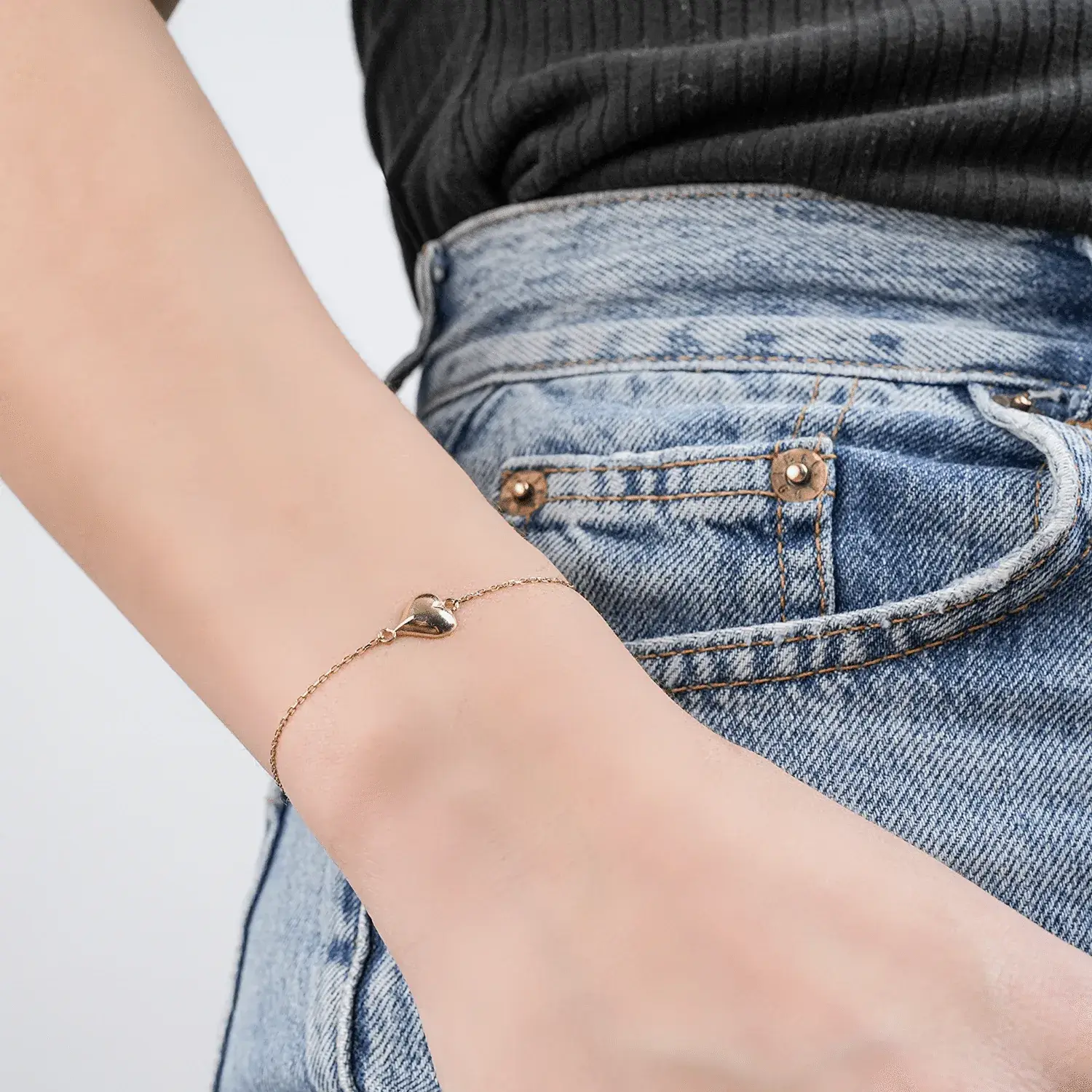 Polished Heart Bracelet — 3