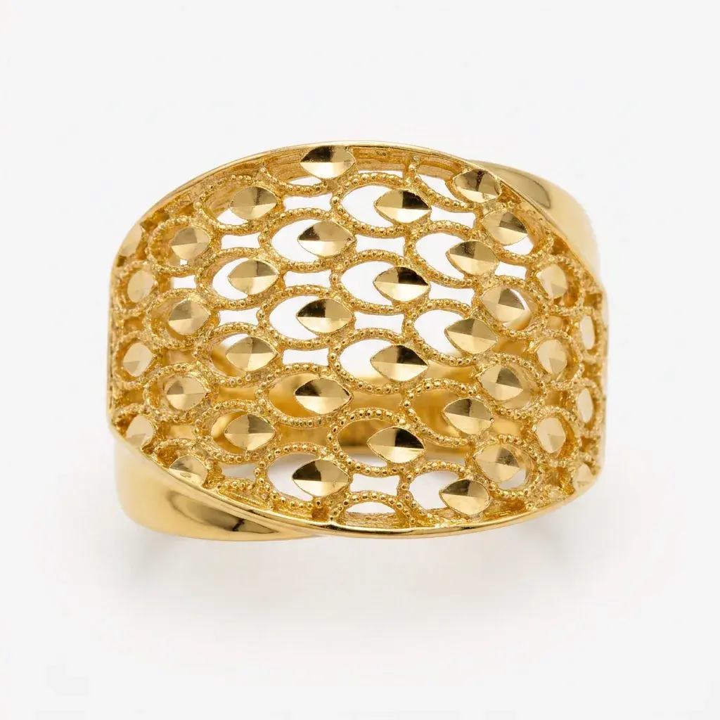 Golden Lace Ring — 3