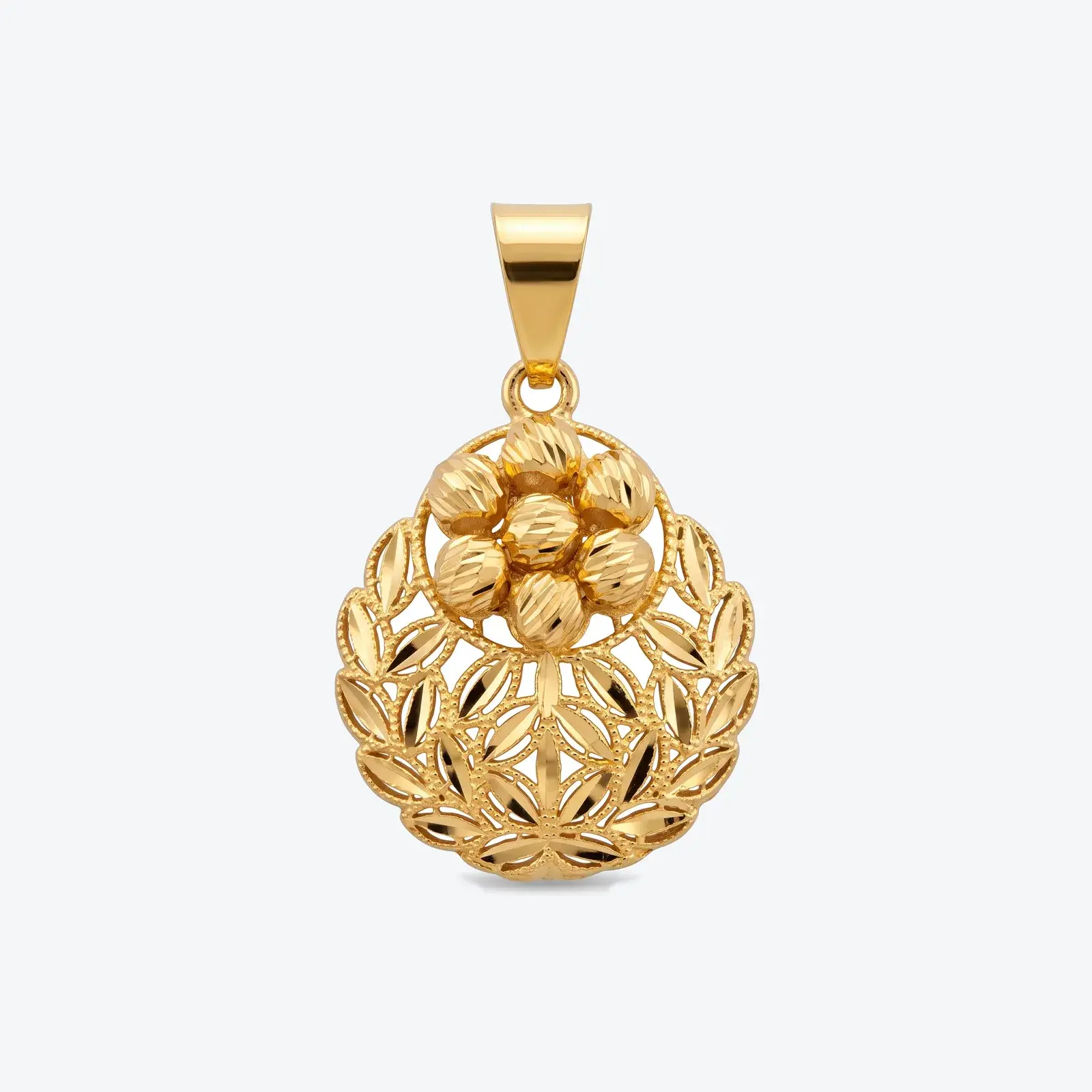 Ball Cluster Oval Pendant
