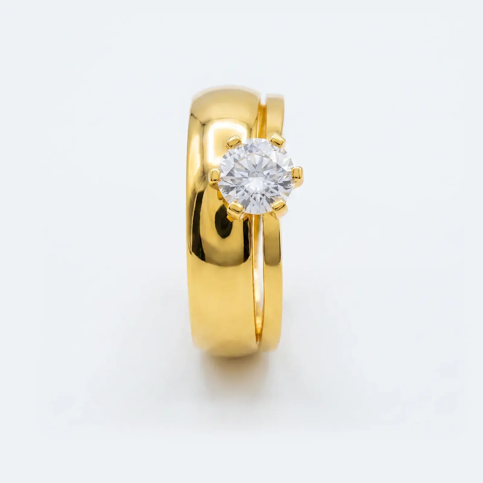 Classic Twins Wedding Ring