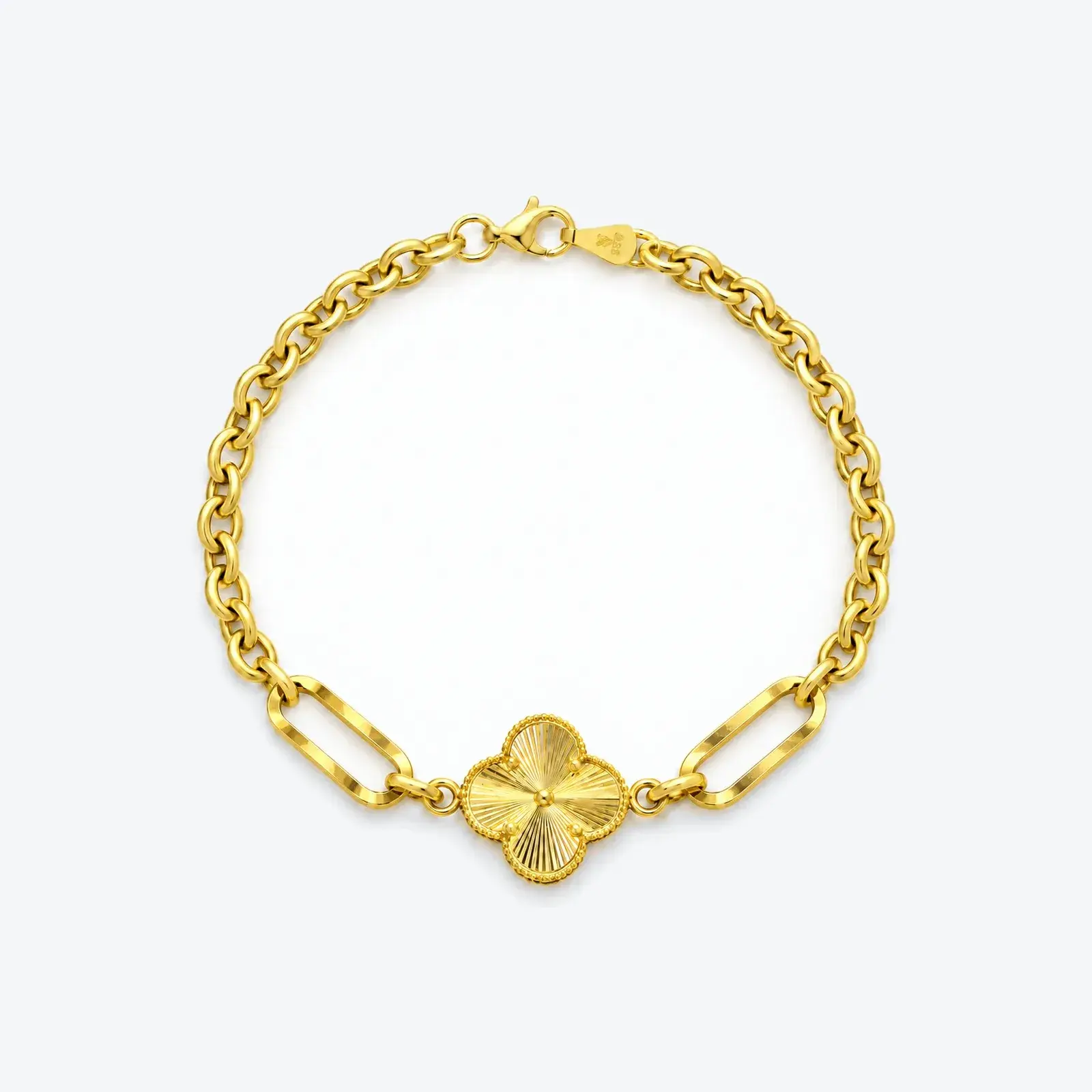 Clover Oval Link Bracelet