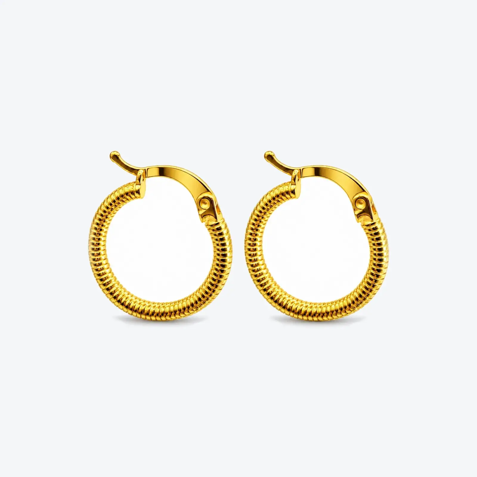 Snake Hoop Earring