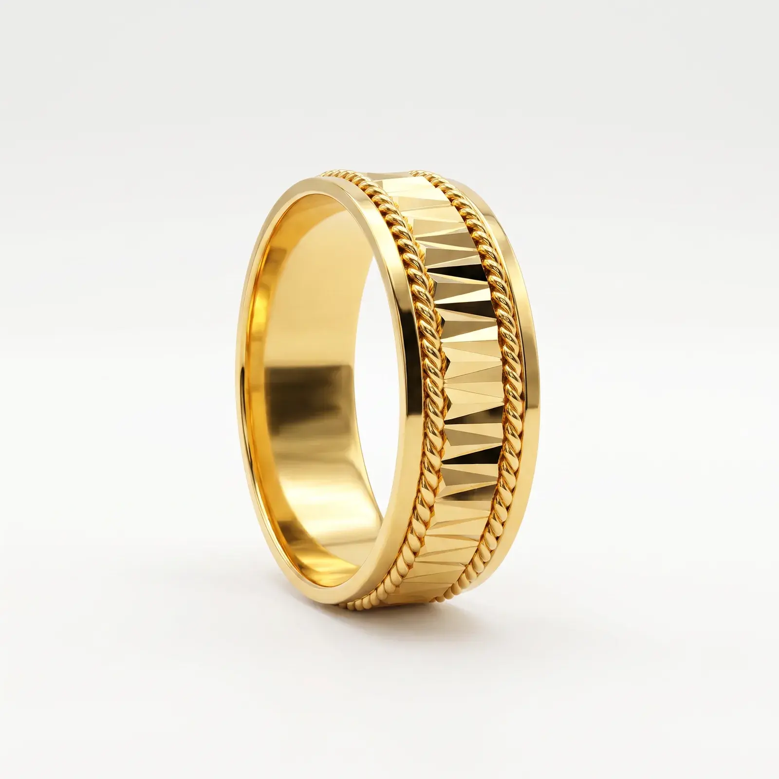Crown Line Wedding Ring