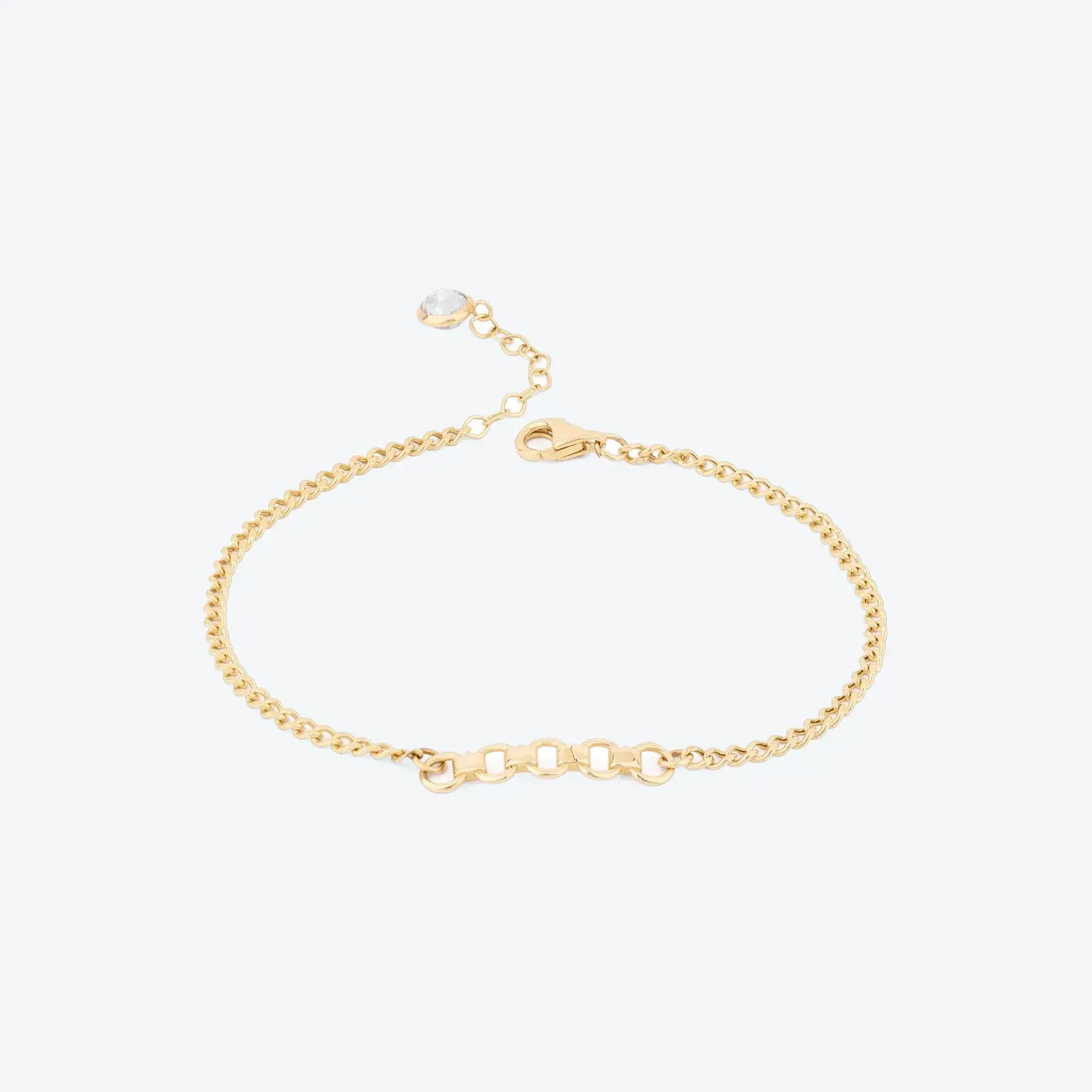 Curb Chain Spinner Bracelet