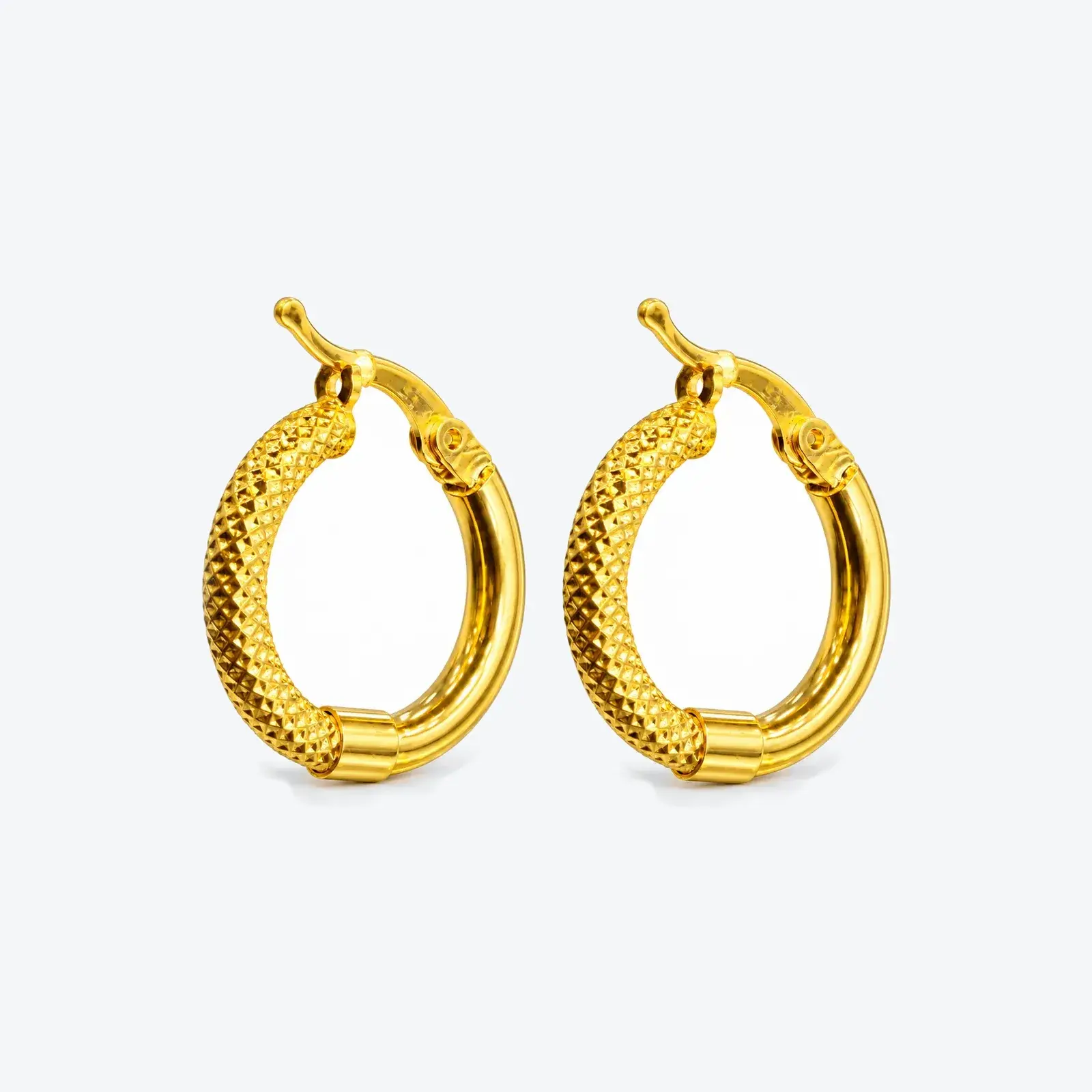 Snake Cristal Classic Hoop Earring