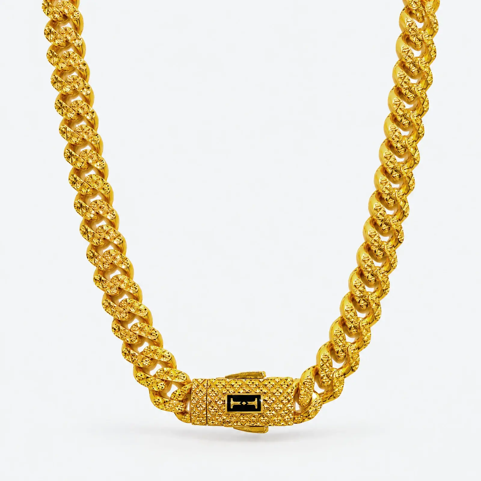 Diamond-Cut Cuban Link Necklace