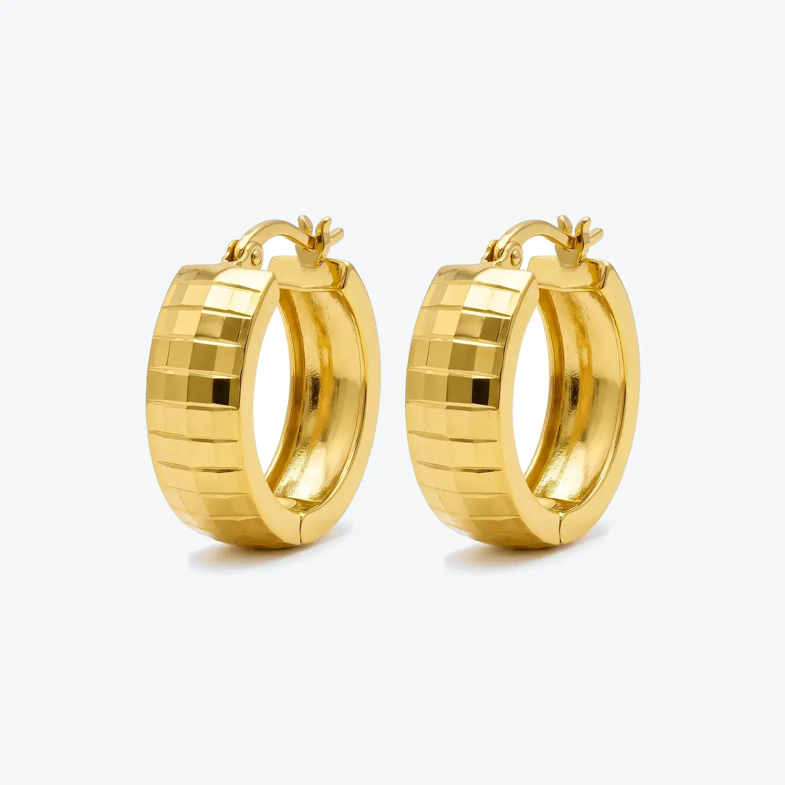 Dome Clip Hoop Earring