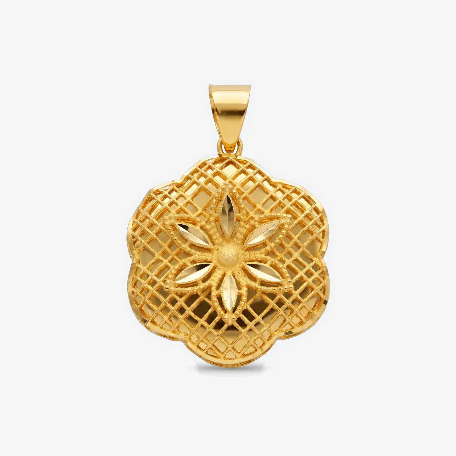 Filigree Rose Pendant