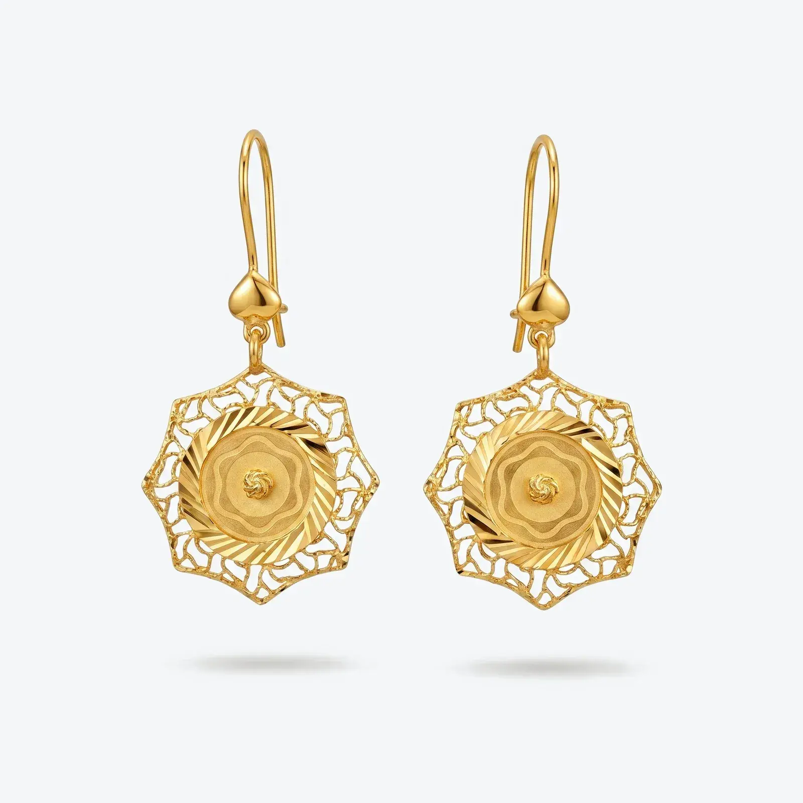 Filigree Rosette Earrings