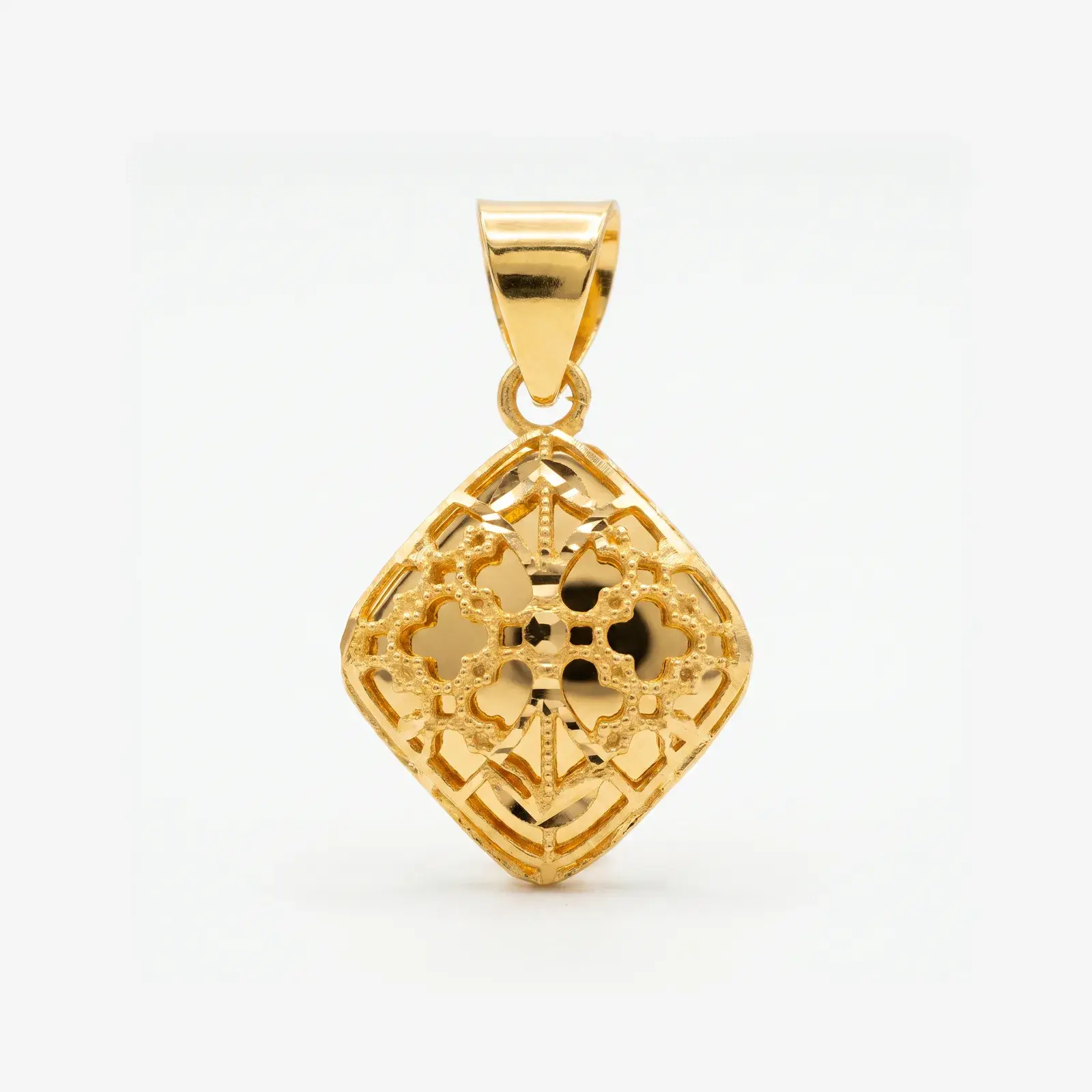 Filigree Square Pendant