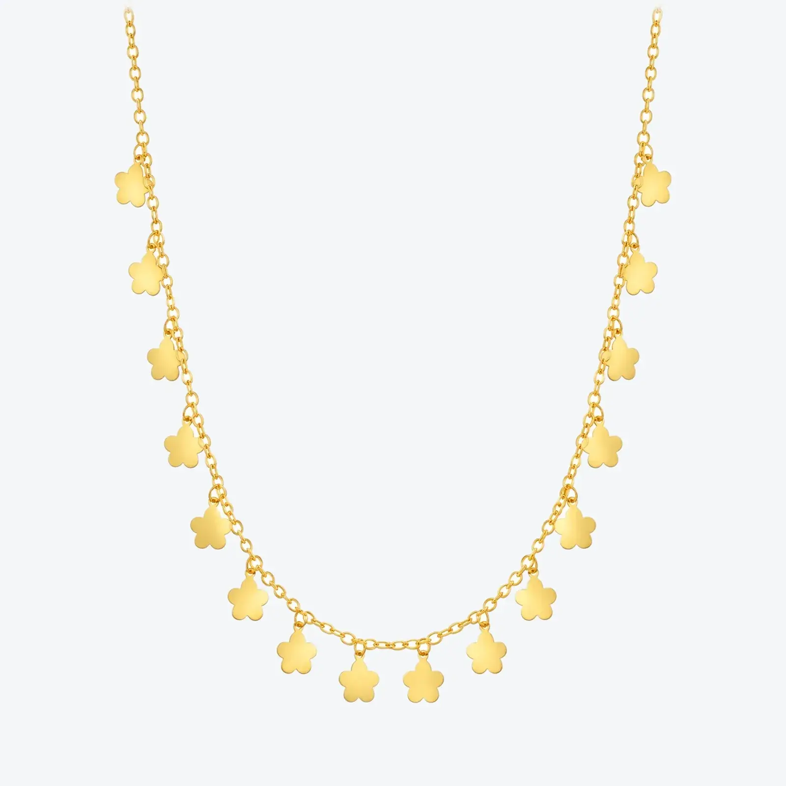 Flower Charm Necklace