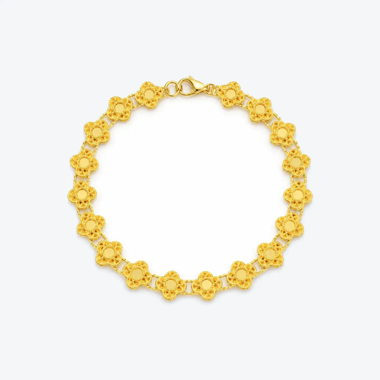 Flower Link Bracelet