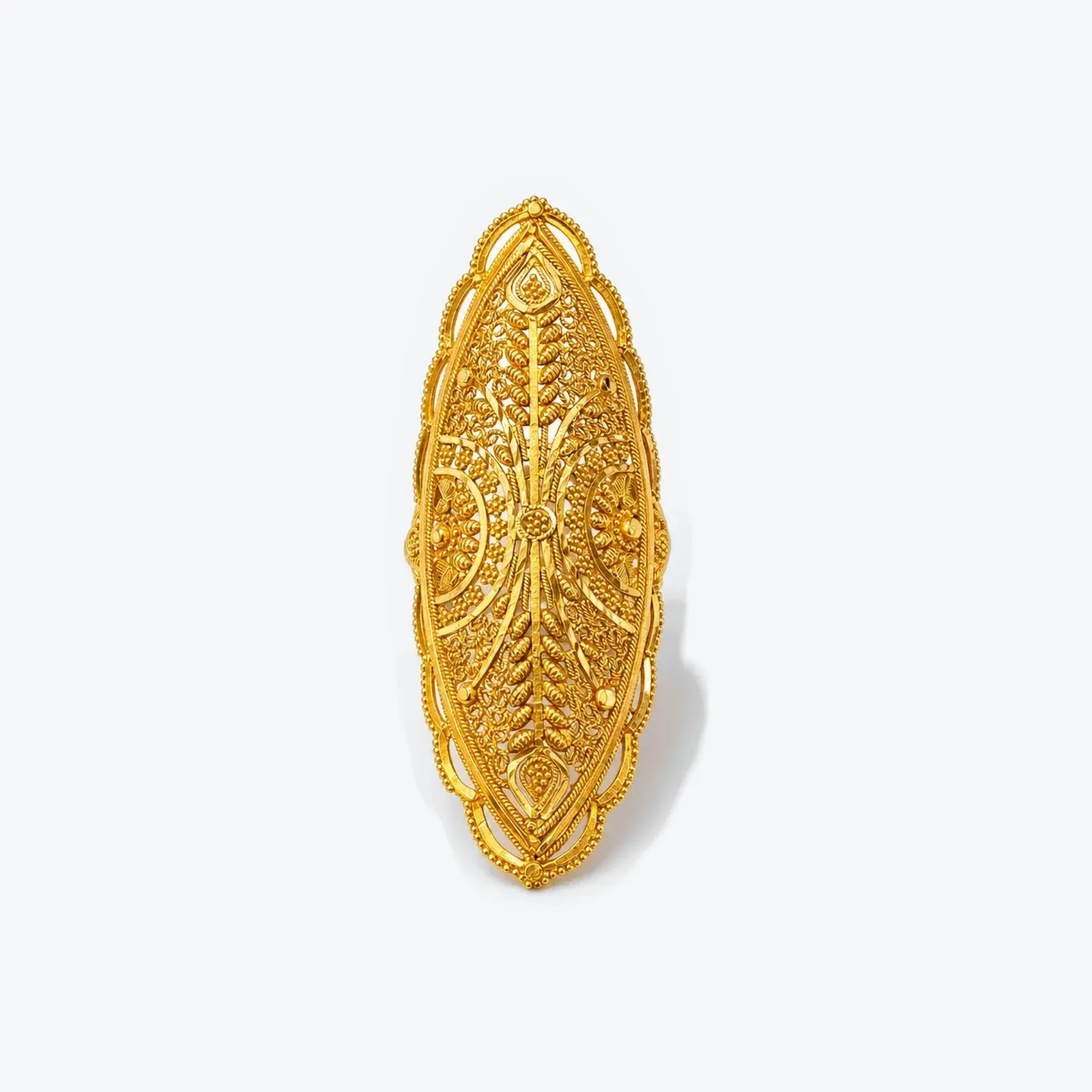 Marquise Filigree Ring