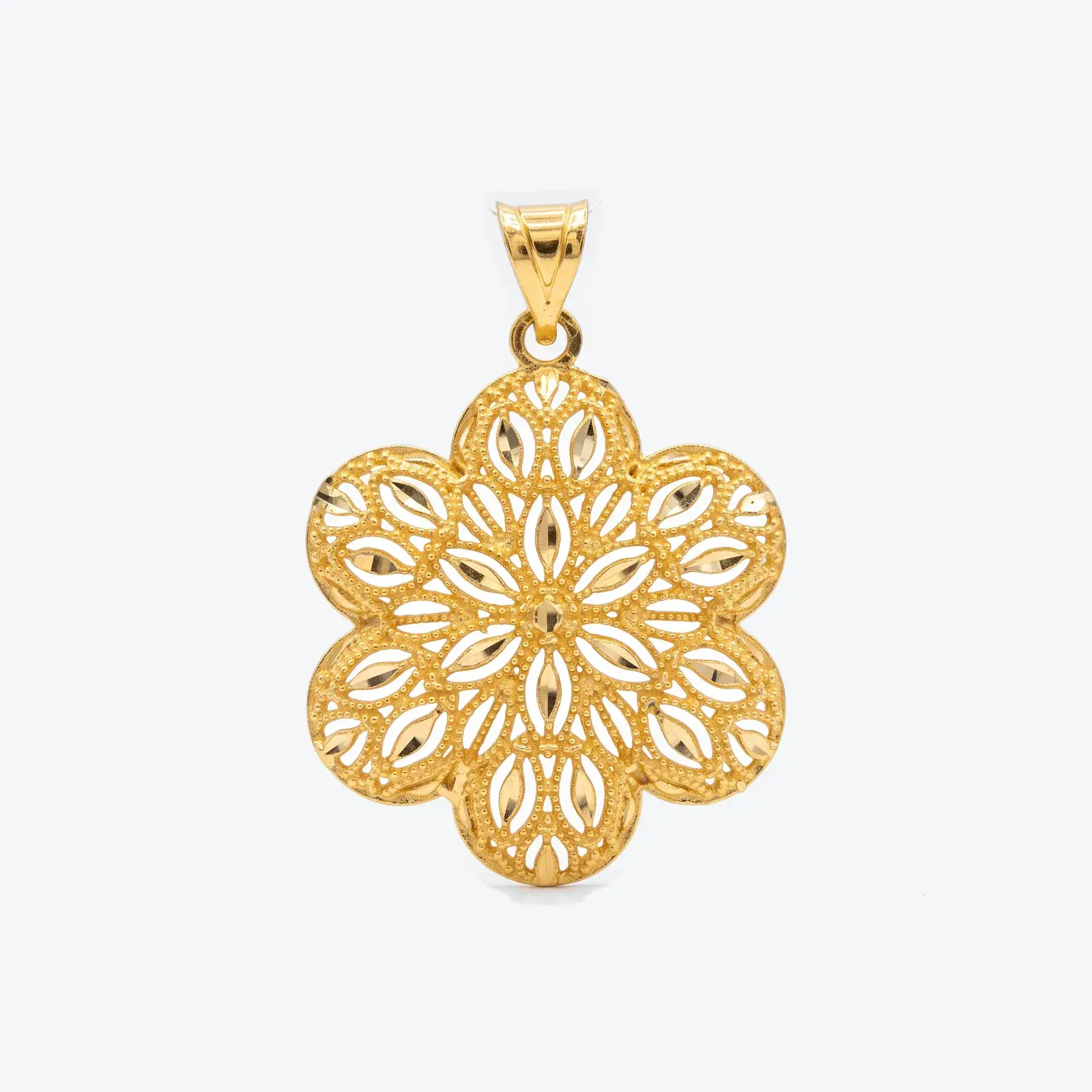 Mesh Rose Pendant