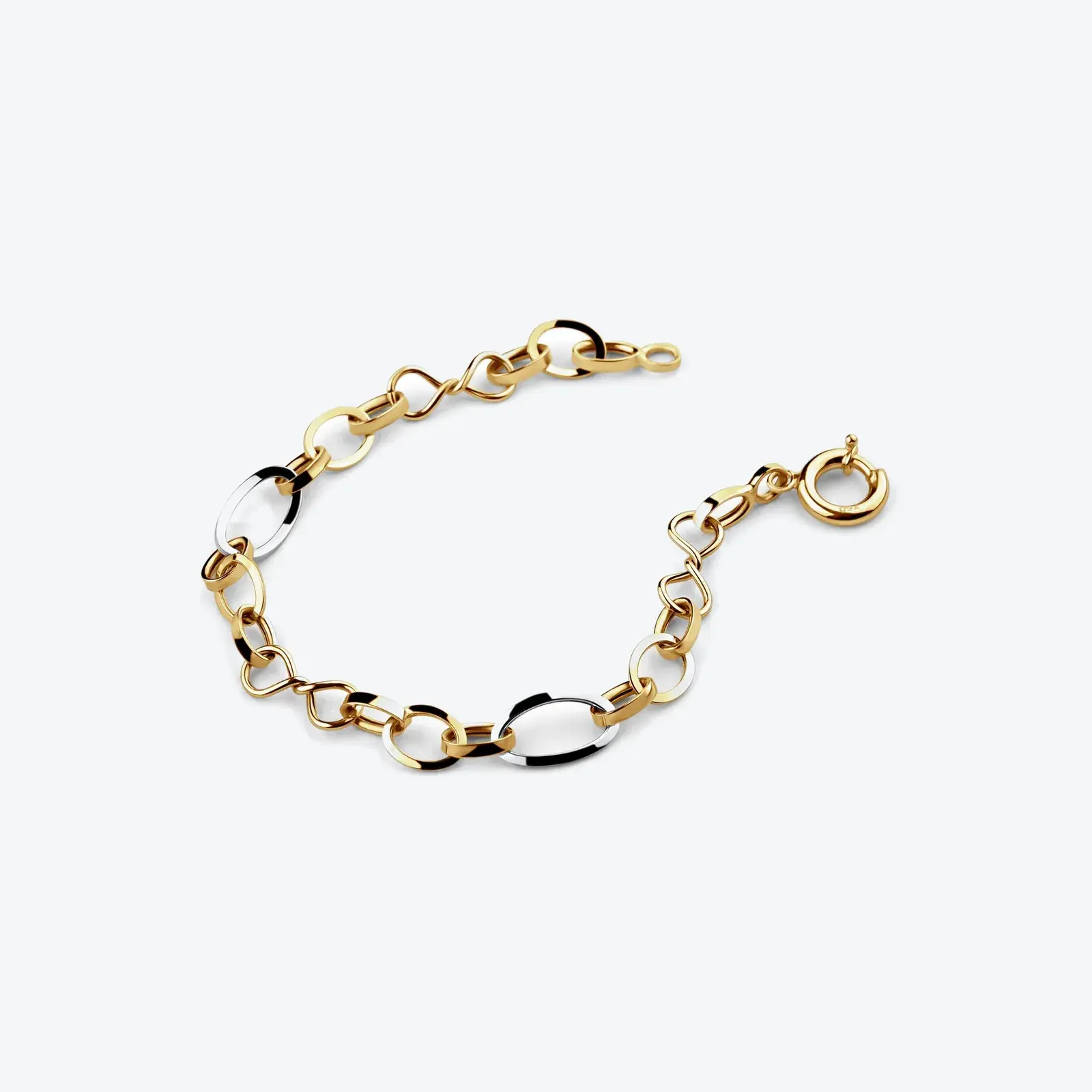 Multi-tone Chain Bracelet